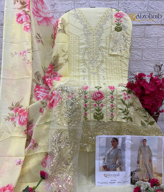 Az-1313 Aarzoo Vol-2 Al Zohaib Embroidery Pakistani Salwar Suits