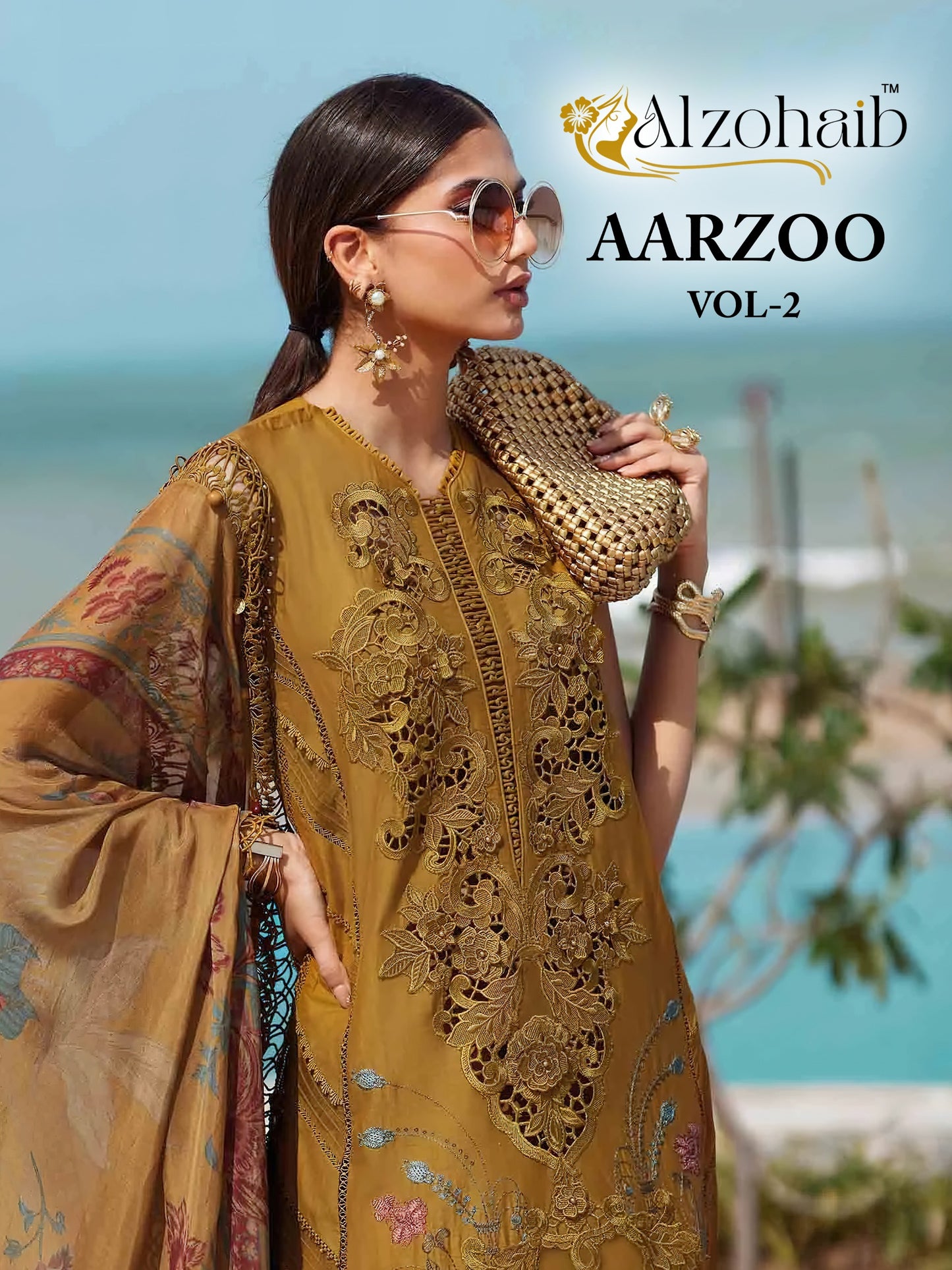 Az-1314 Aarzoo Vol-2 Al Zohaib Embroidery Pakistani Salwar Suits