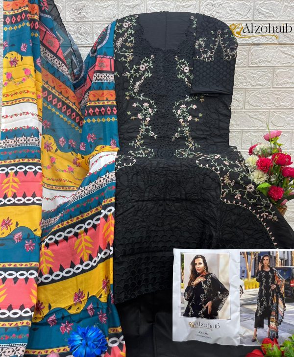 Az-1332 Al Zohaib Cotton Pakistani Salwar Suits