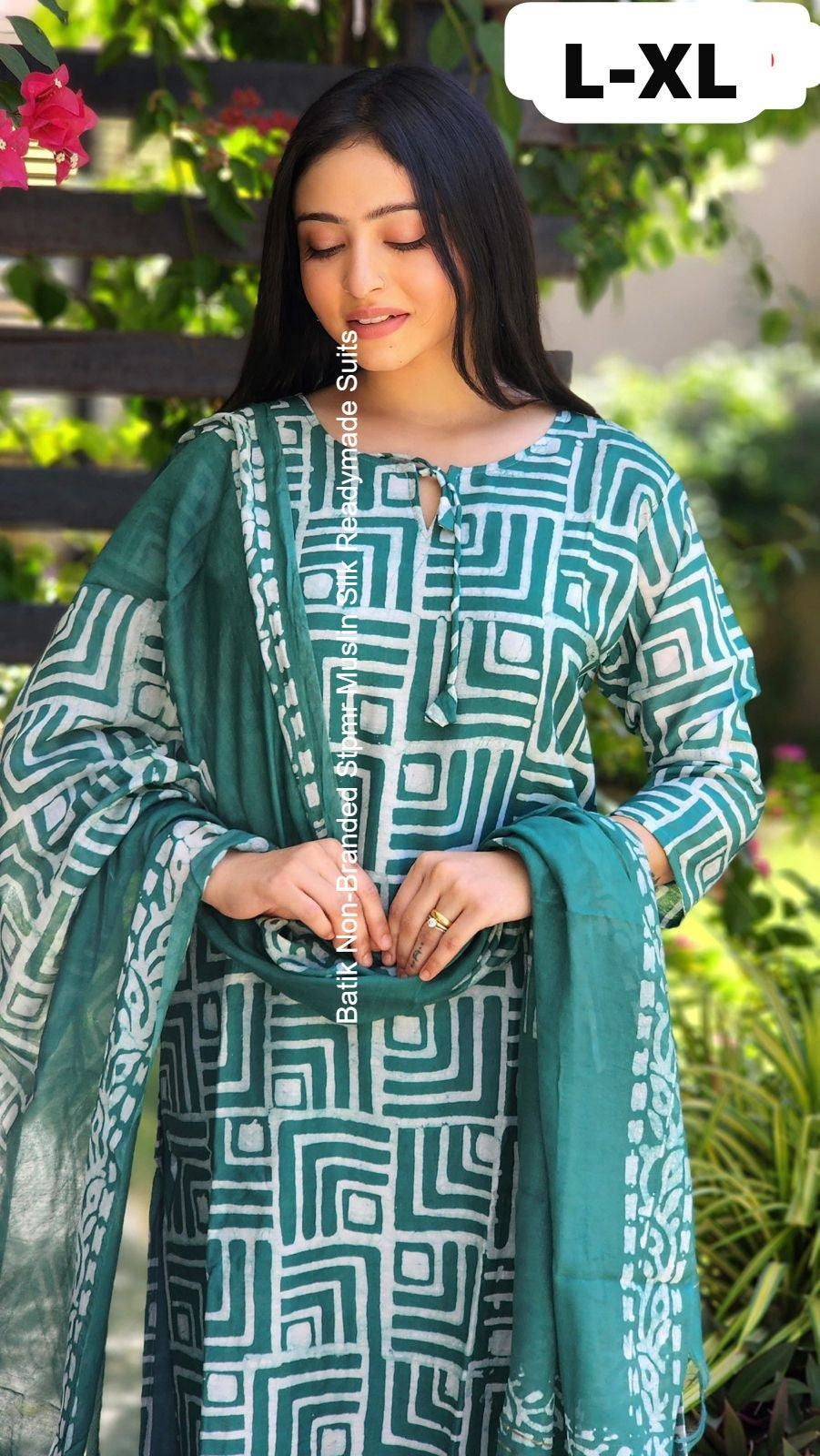 Batik Non-Branded Stpmr Muslin Silk Readymade Suits