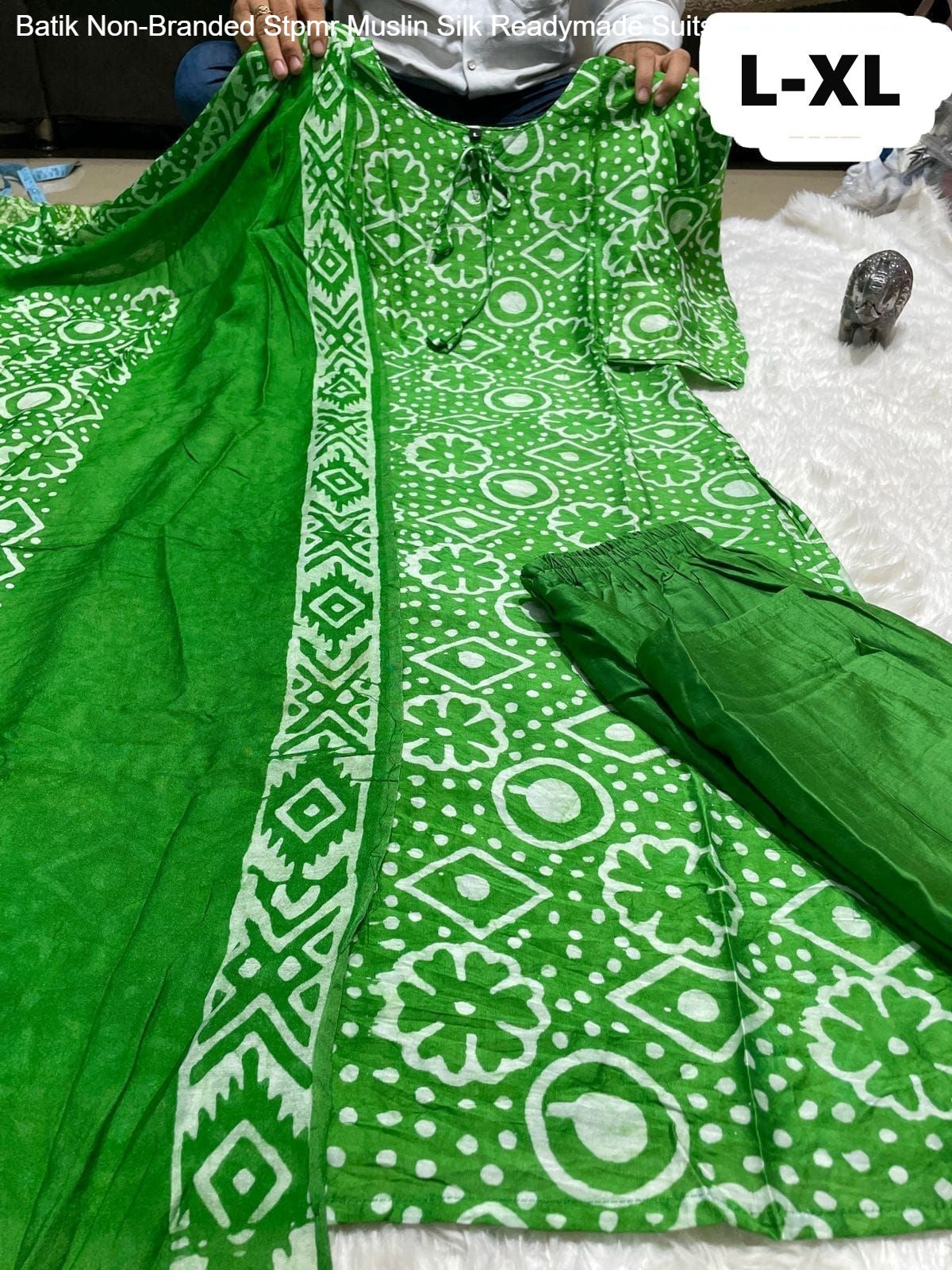 Batik Non-Branded Stpmr Muslin Silk Readymade Suits