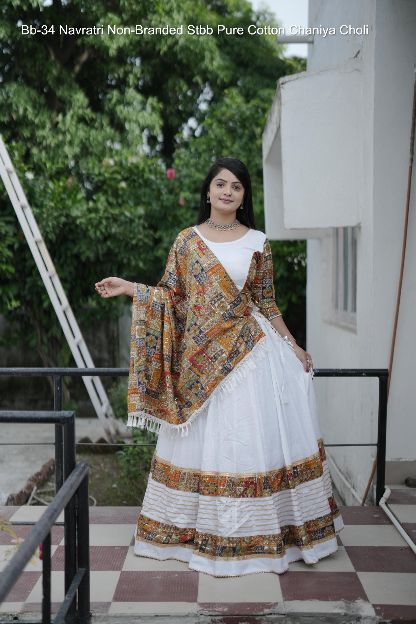 Bb-34 Navratri Non-Branded Stbb Pure Cotton Chaniya Choli