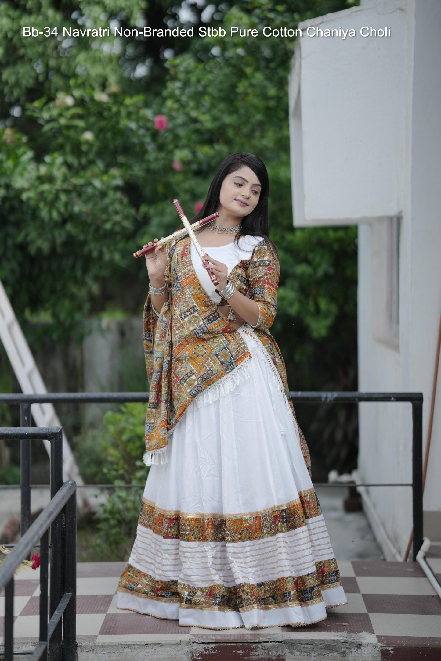 Bb-34 Navratri Non-Branded Stbb Pure Cotton Chaniya Choli