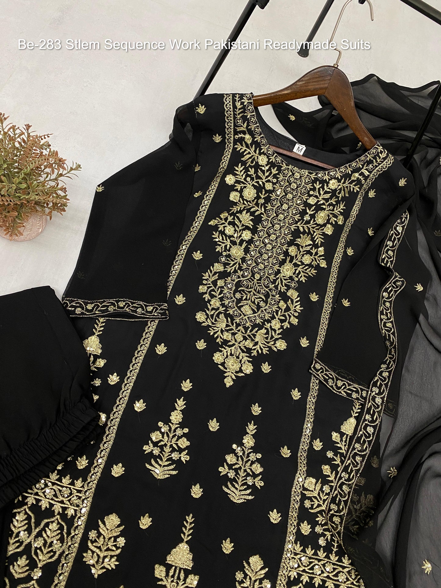 Be-283 Stlem Sequence Work Pakistani Readymade Suits
