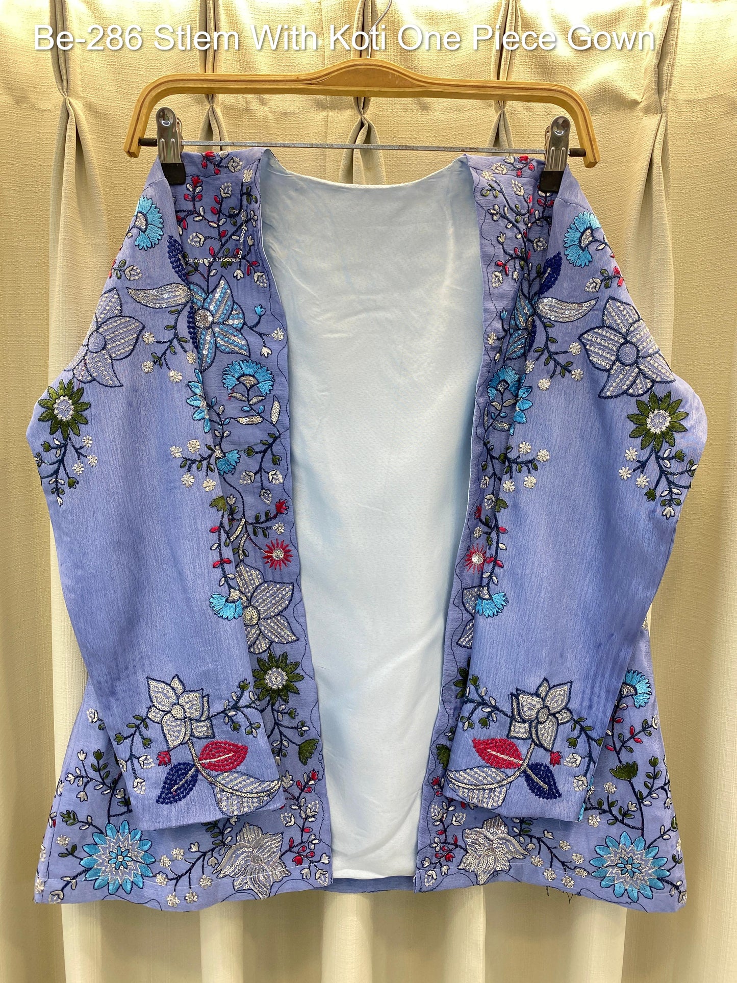 Be-286 Stlem With Koti One Piece Gown