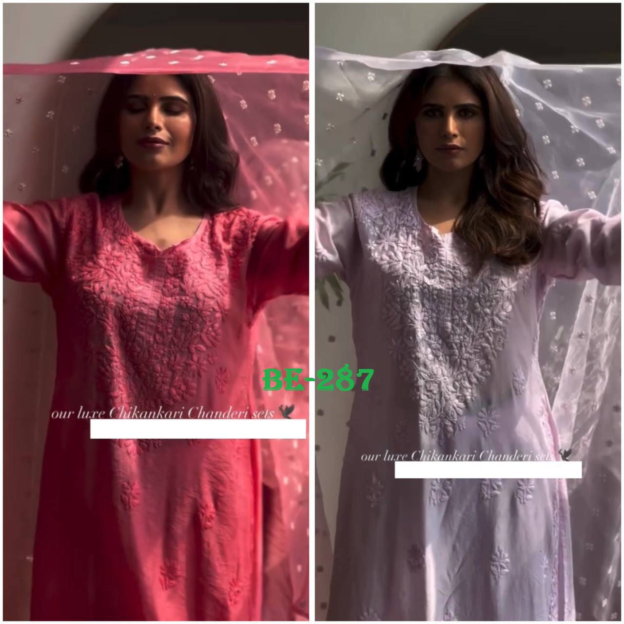Be-287 Stlem Embroidery Work Pakistani Readymade Suits