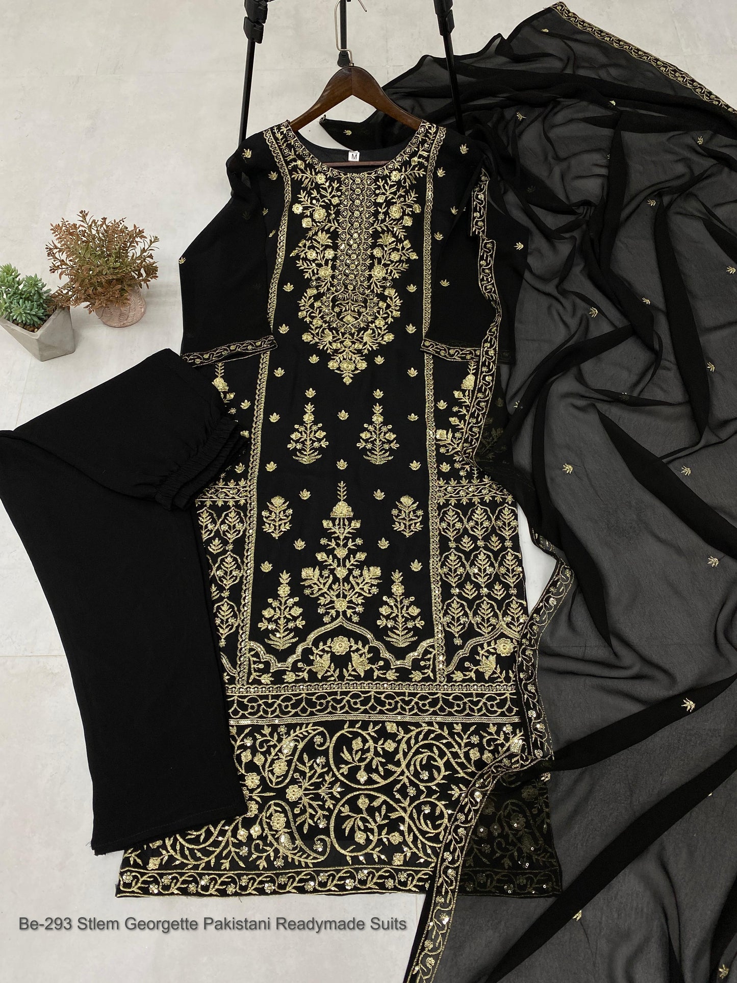 Be-293 Stlem Georgette Pakistani Readymade Suits