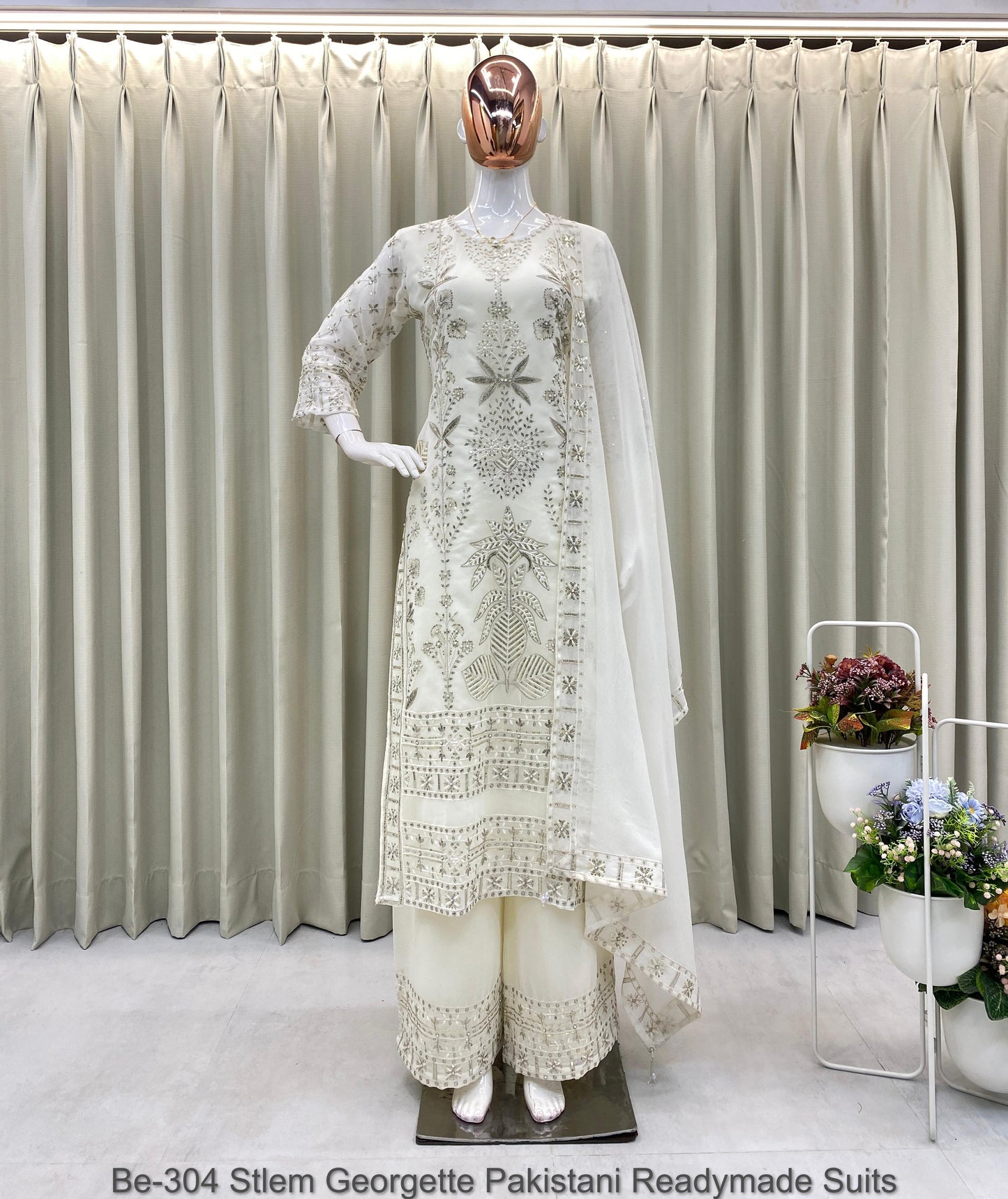 Be-304 Stlem Georgette Pakistani Readymade Suits
