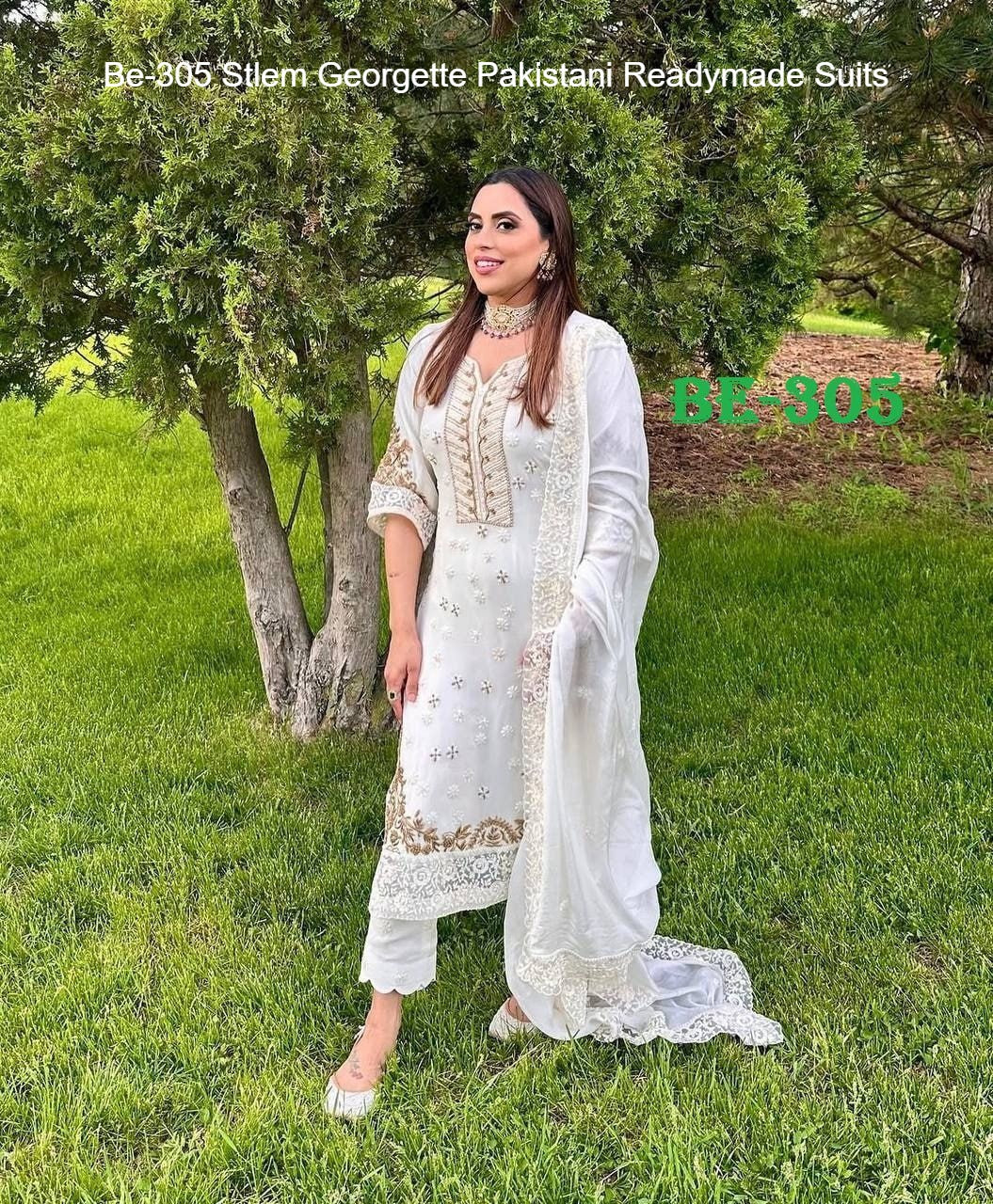 Be-305 Stlem Georgette Pakistani Readymade Suits