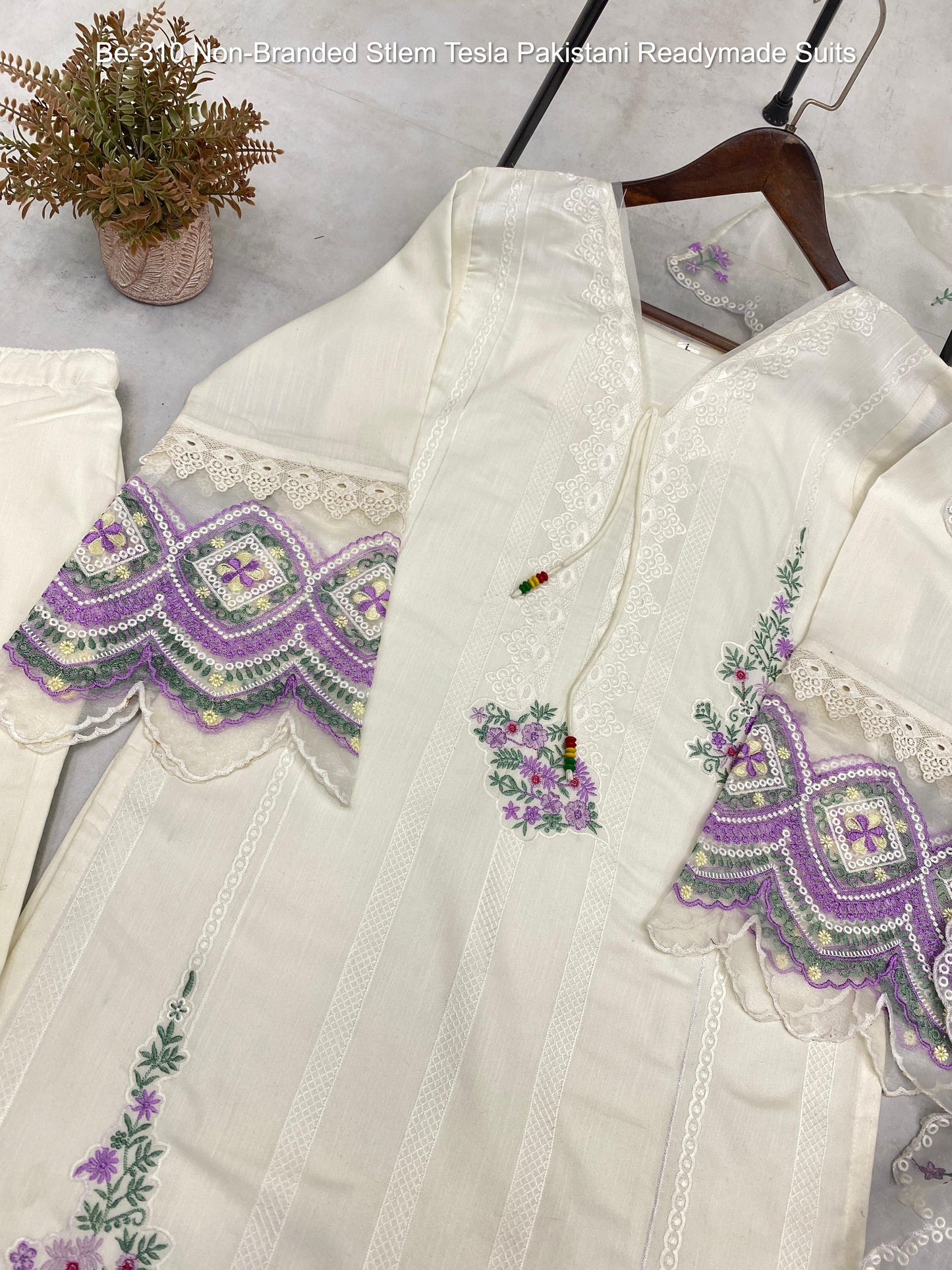 Be-310 Non-Branded Stlem Tesla Pakistani Readymade Suits
