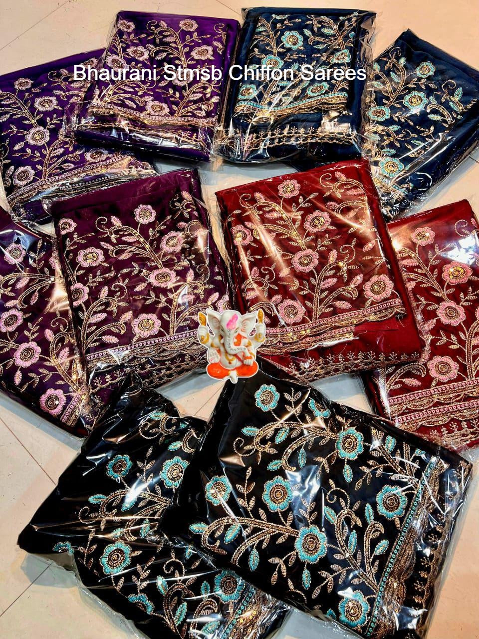 Bhaurani Stmsb Chiffon Sarees