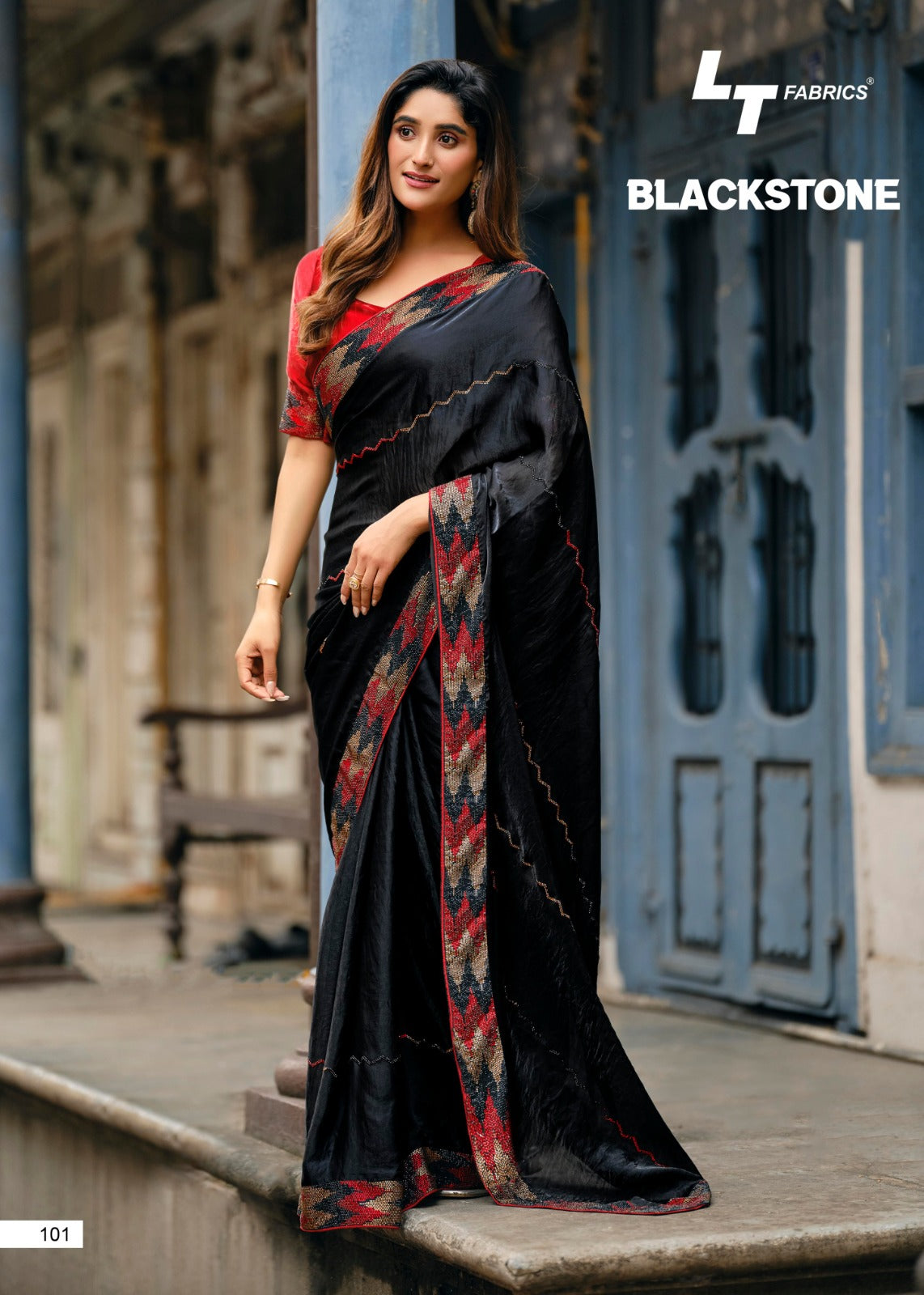 Black Stone Lt Fabrics Malai Silk Sarees