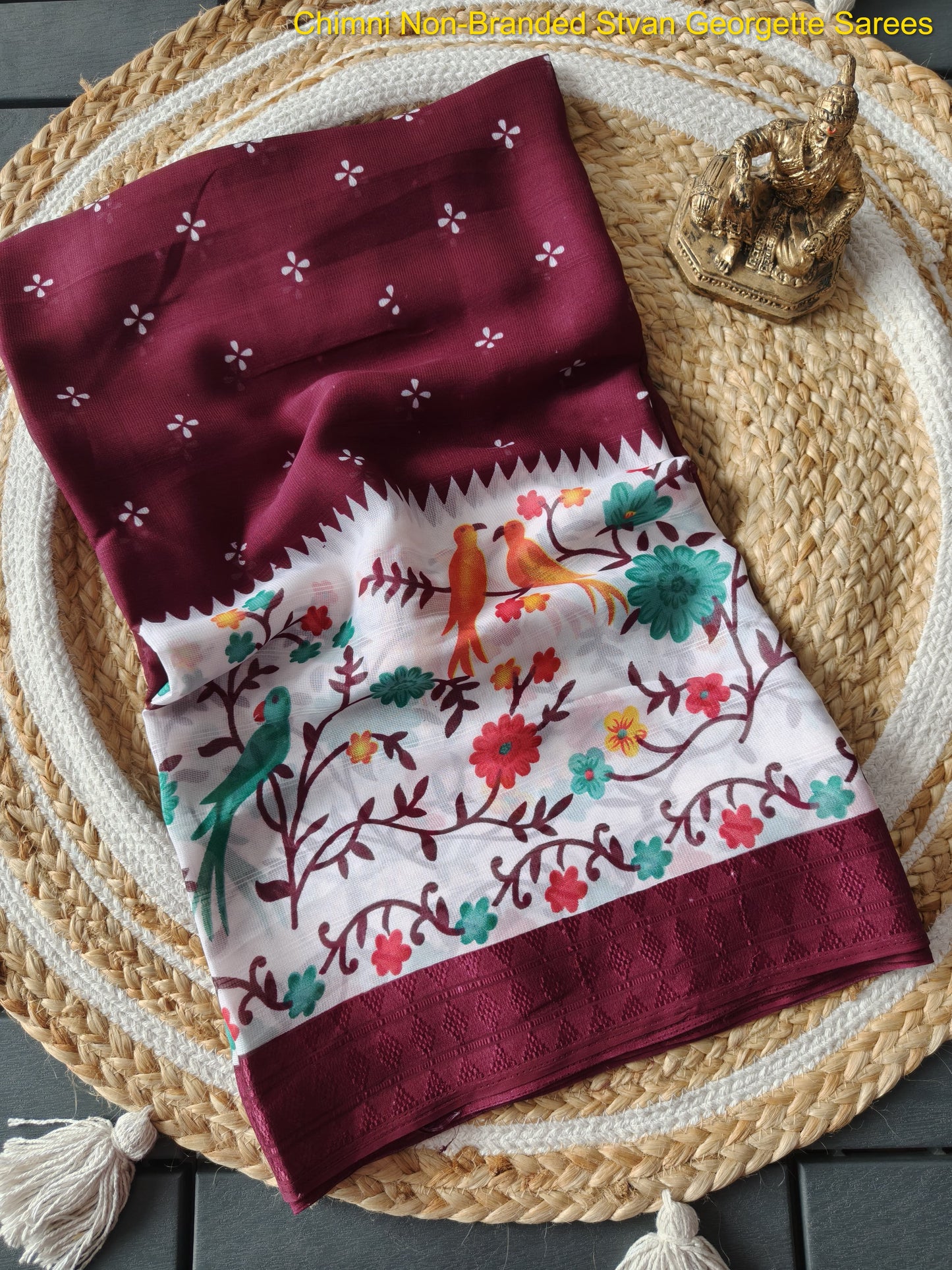 Chimni Non-Branded Stvan Georgette Sarees