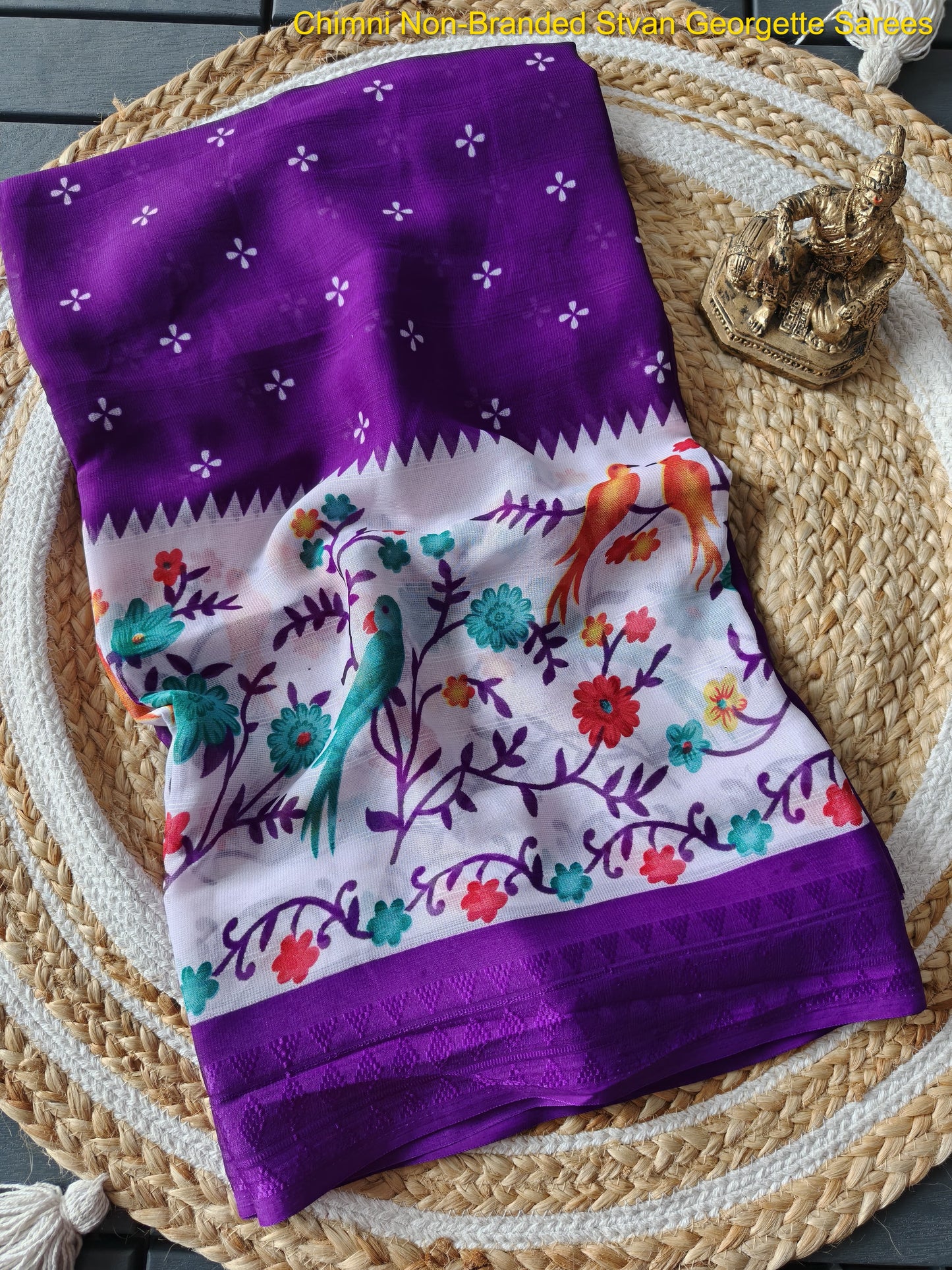 Chimni Non-Branded Stvan Georgette Sarees