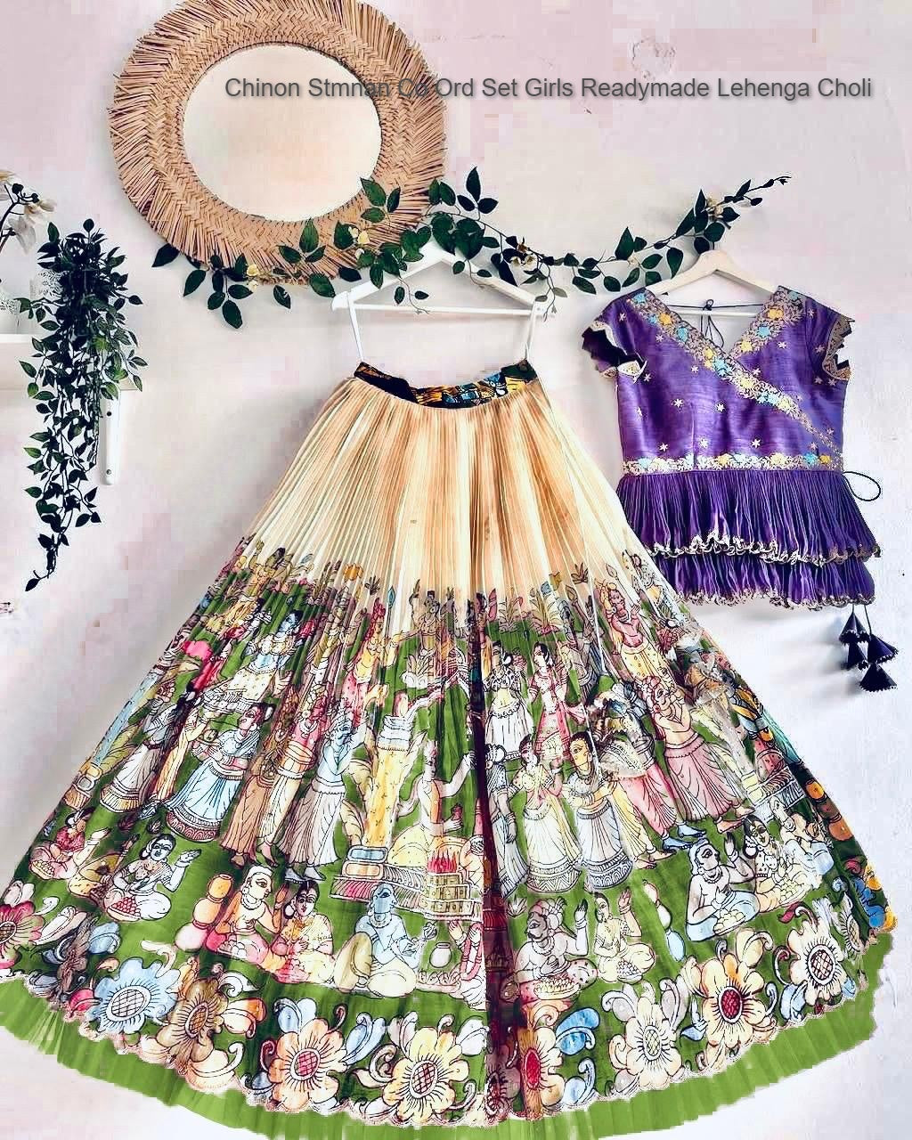 Chinon Stmnan Co Ord Set Girls Readymade Lehenga Choli