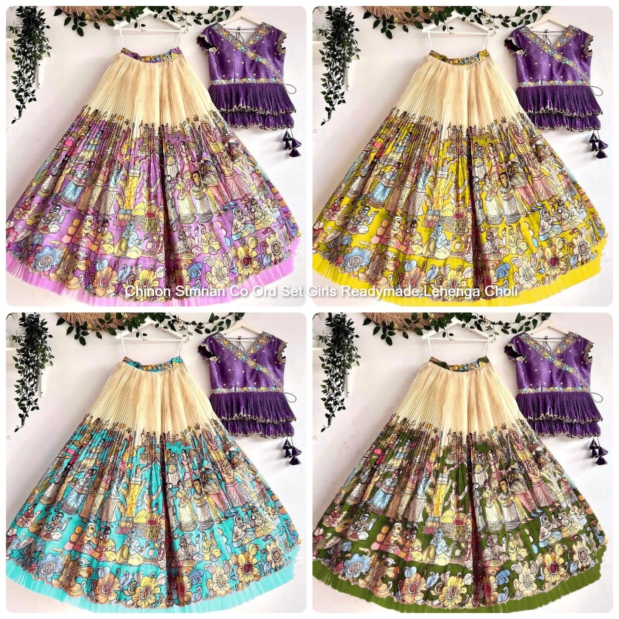 Chinon Stmnan Co Ord Set Girls Readymade Lehenga Choli