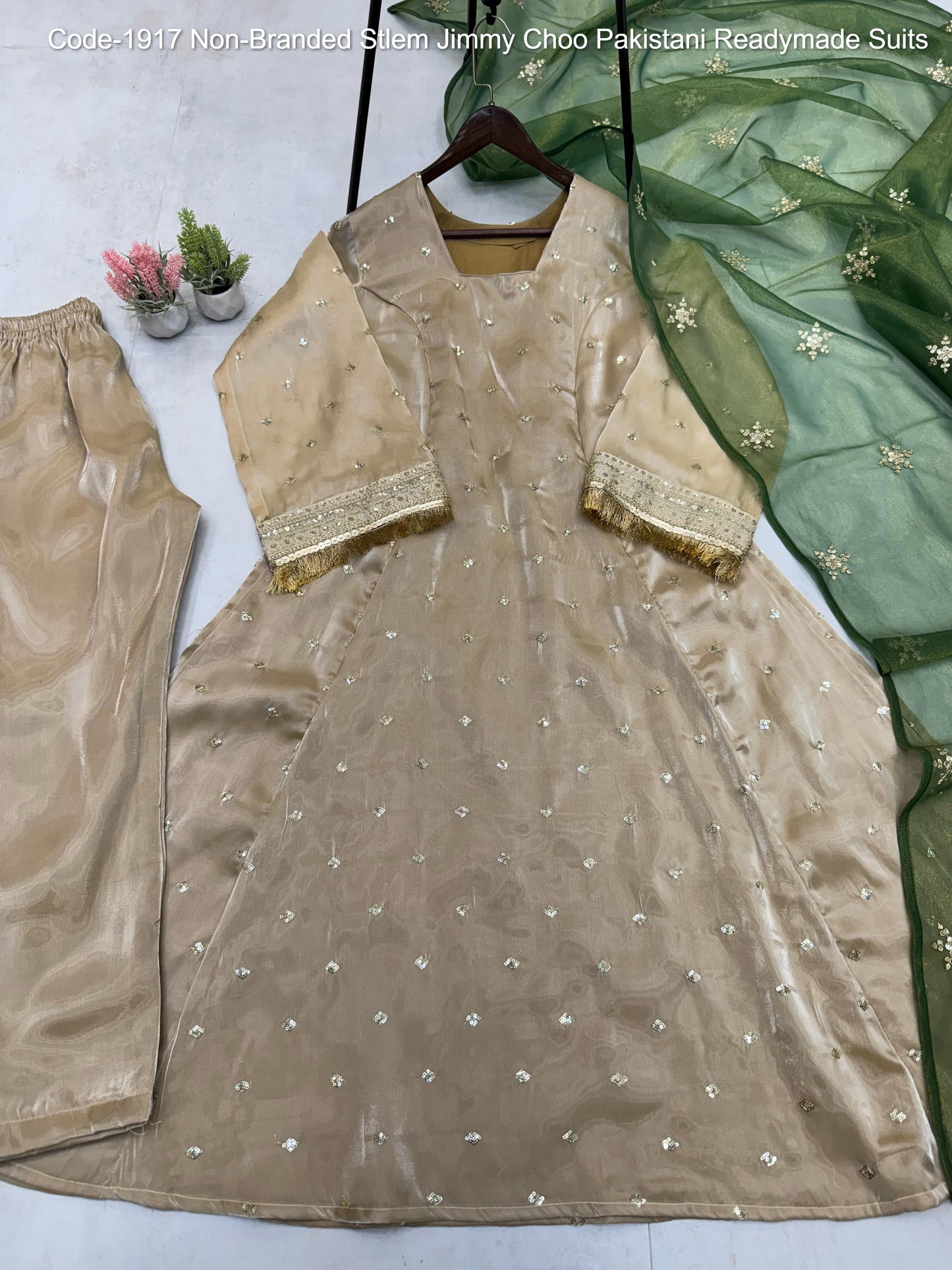 Code-1917 Non-Branded Stlem Jimmy Choo Pakistani Readymade Suits