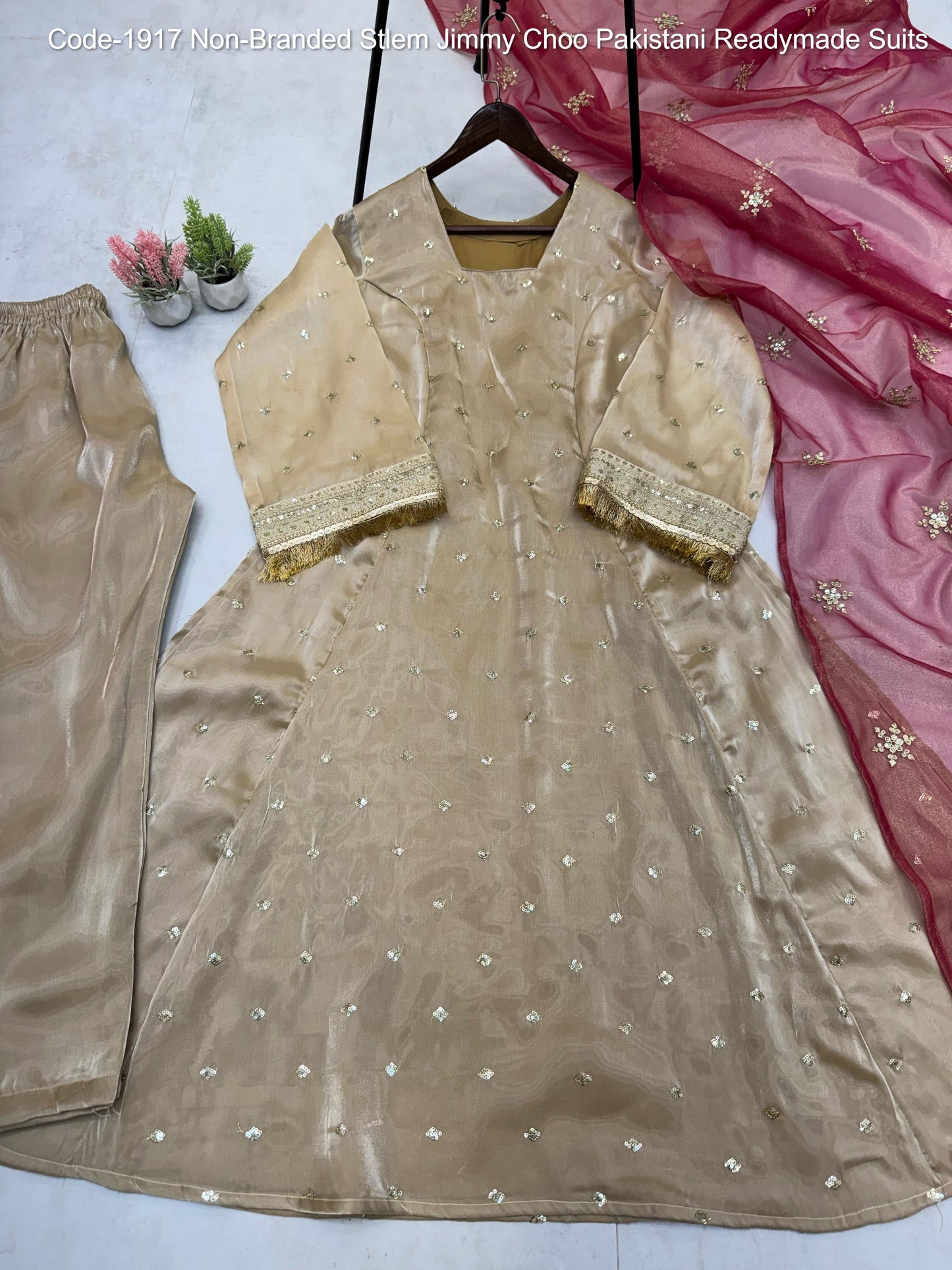 Code-1917 Non-Branded Stlem Jimmy Choo Pakistani Readymade Suits