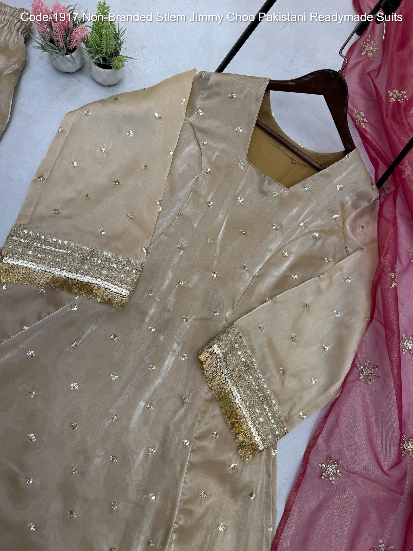 Code-1917 Non-Branded Stlem Jimmy Choo Pakistani Readymade Suits