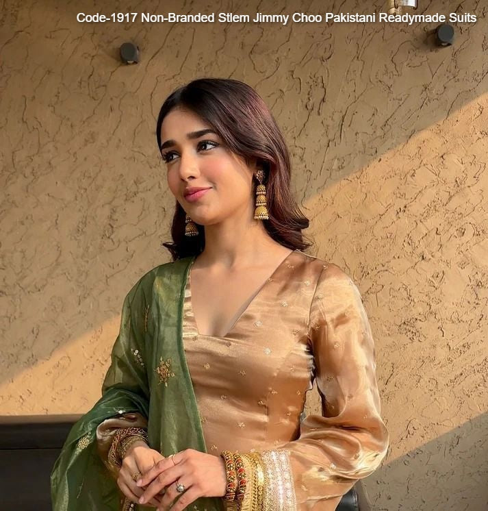 Code-1917 Non-Branded Stlem Jimmy Choo Pakistani Readymade Suits