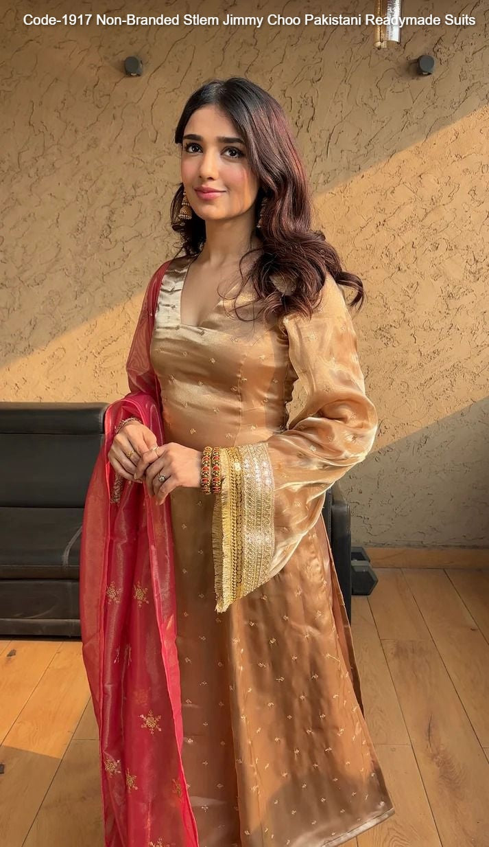 Code-1917 Non-Branded Stlem Jimmy Choo Pakistani Readymade Suits