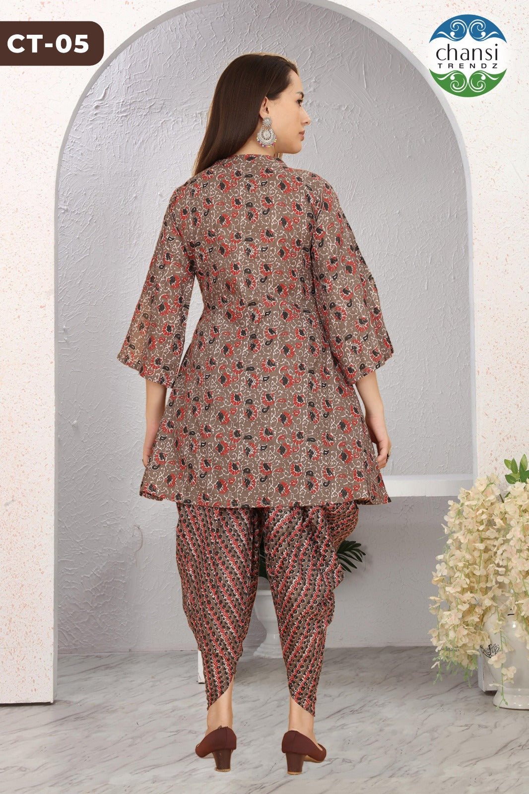 Ct-05 Devashri Chansi Trendz Cotton Co Ord Set
