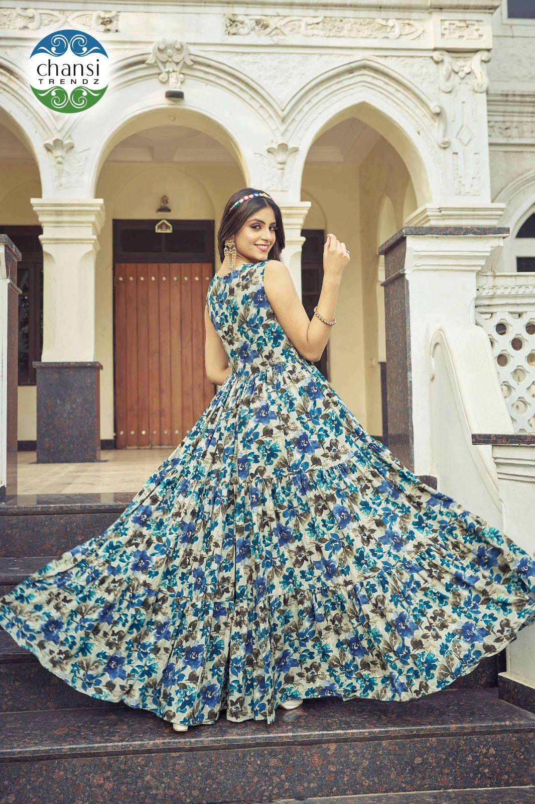 Ct-358 Kanti Chansi Trendz Rayon One Piece Gown