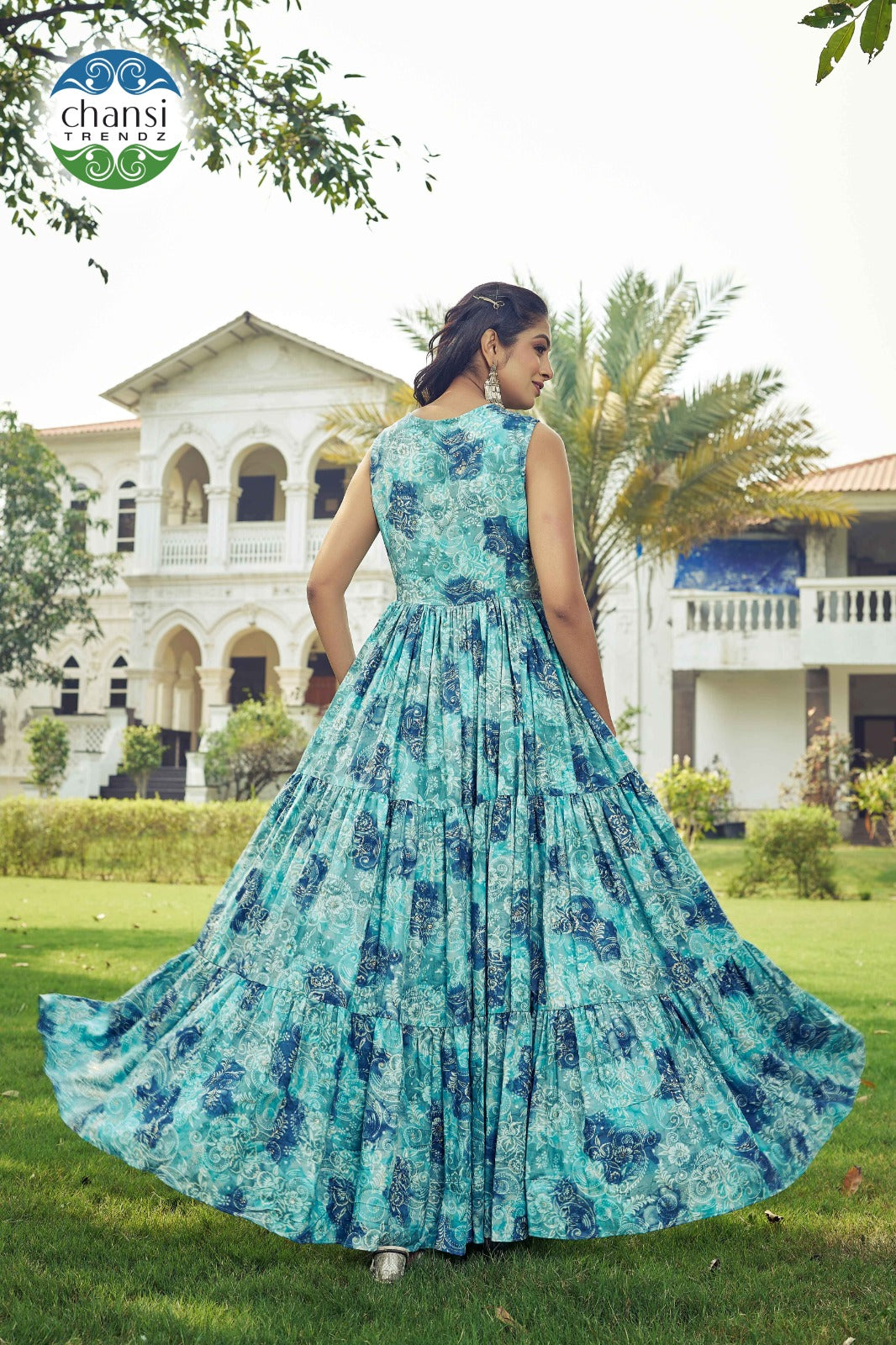 Ct-362 Kanti Chansi Trendz Rayon One Piece Gown
