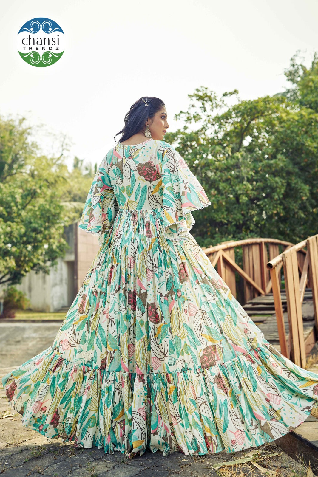 Ct-366 Jeevika Chansi Trendz Rayon One Piece Gown