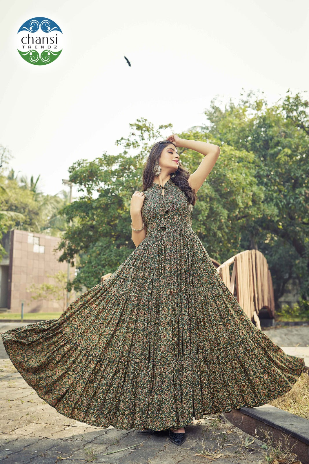 Ct-368 Kalyani Chansi Trendz Rayon One Piece Gown