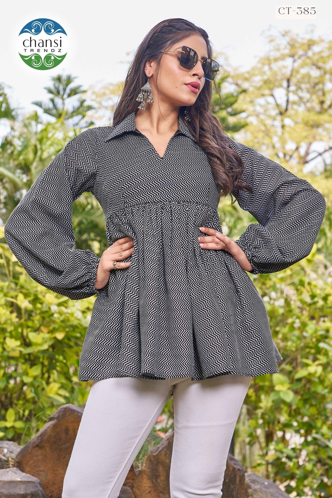 Ct-385 Lavanyasri Chansi Trendz Rayon Women Top