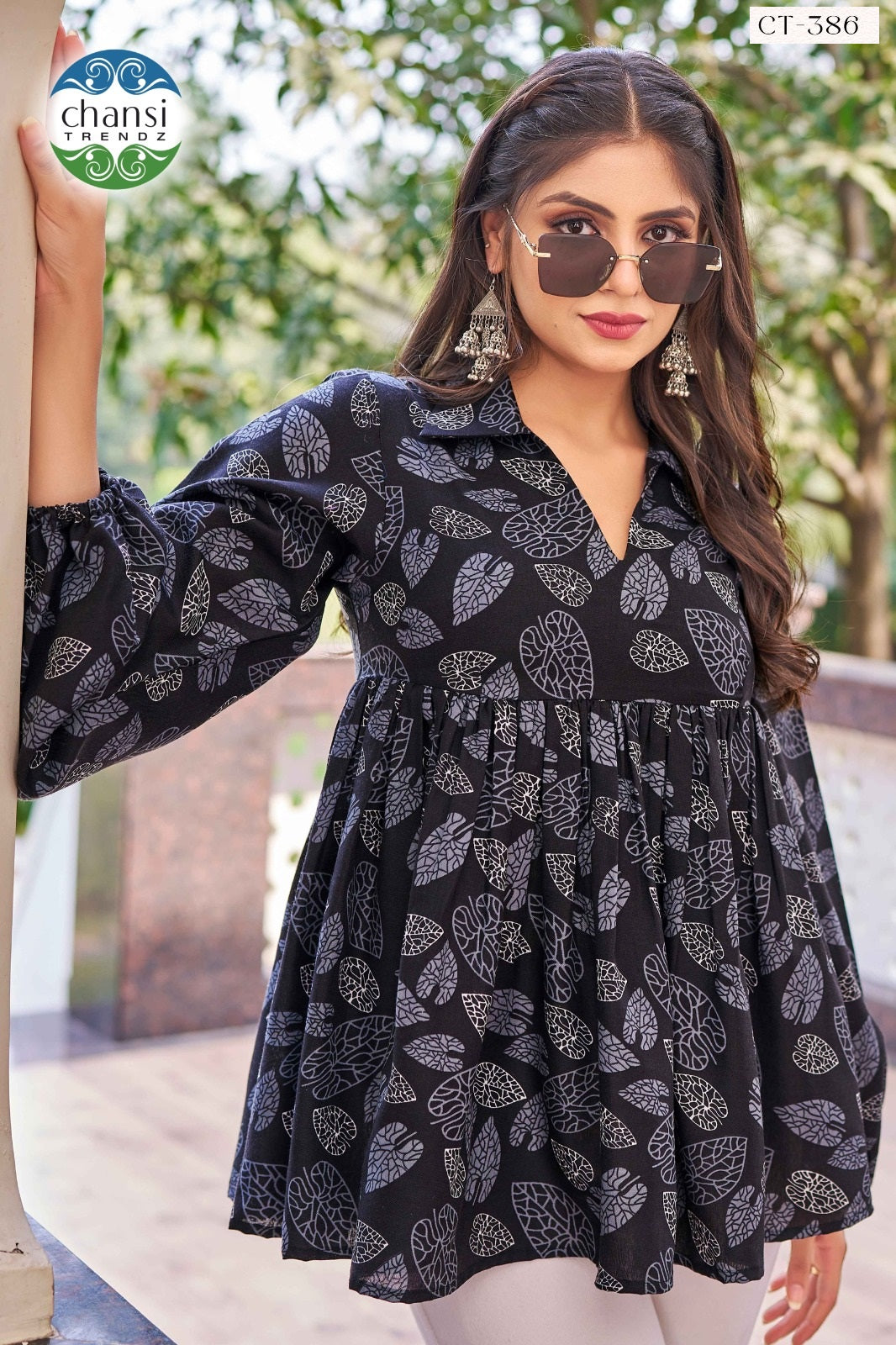 Ct-386 Lavanyasri Chansi Trendz Rayon Women Top