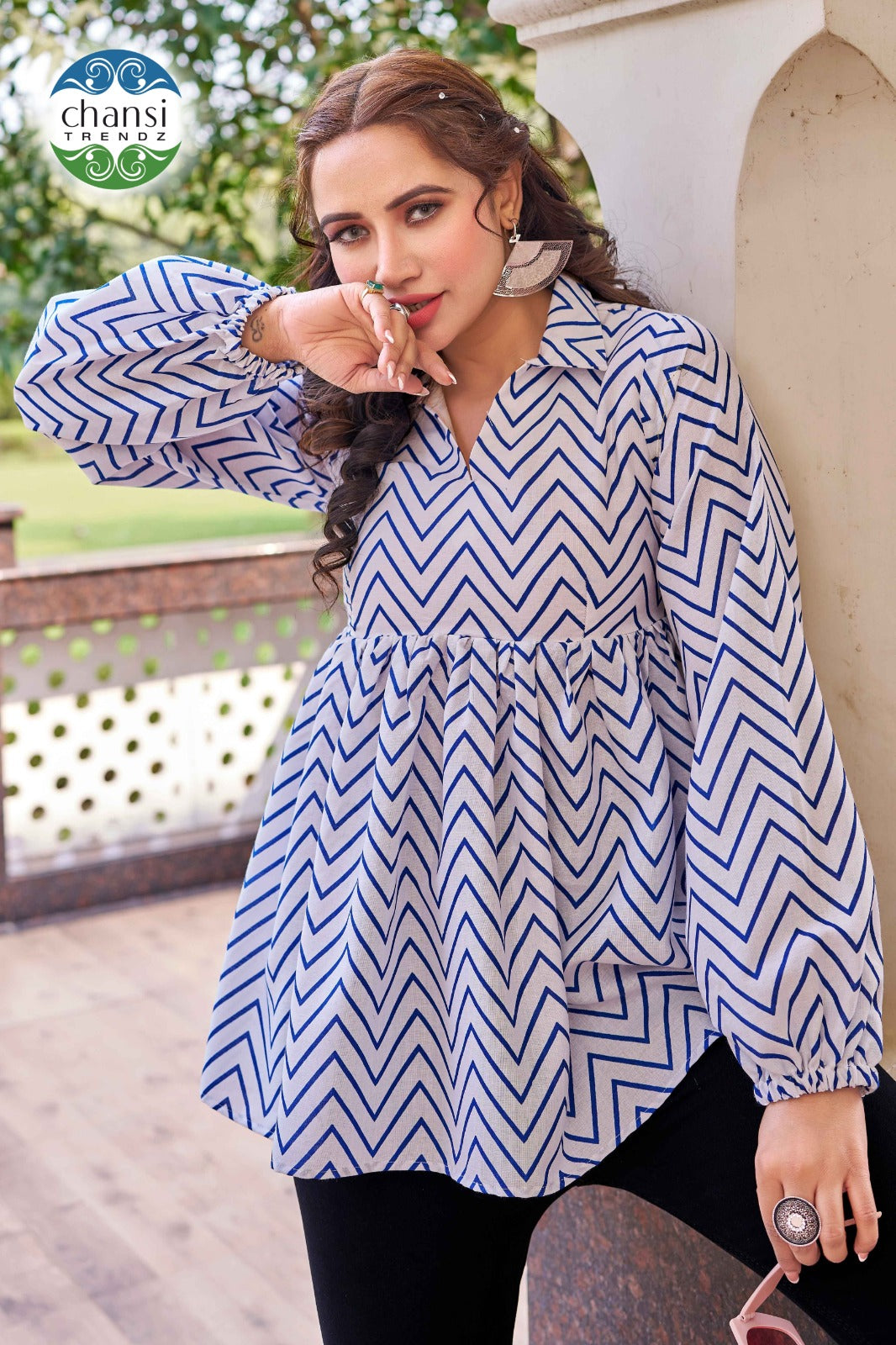 Ct-387 Lavanyasri Chansi Trendz Rayon Women Top