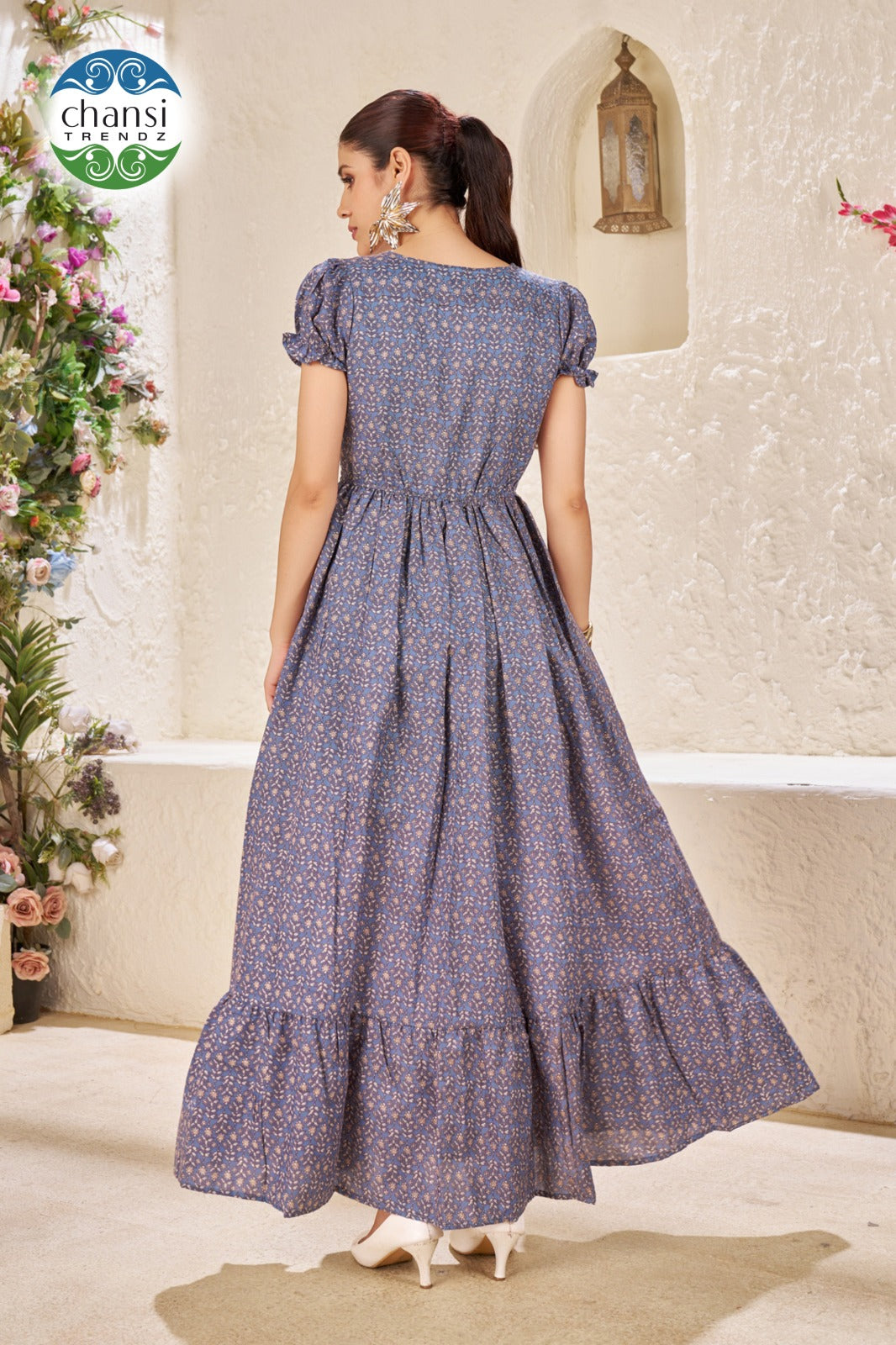 Ct-458 Netri Chansi Trendz Poly Cotton One Piece