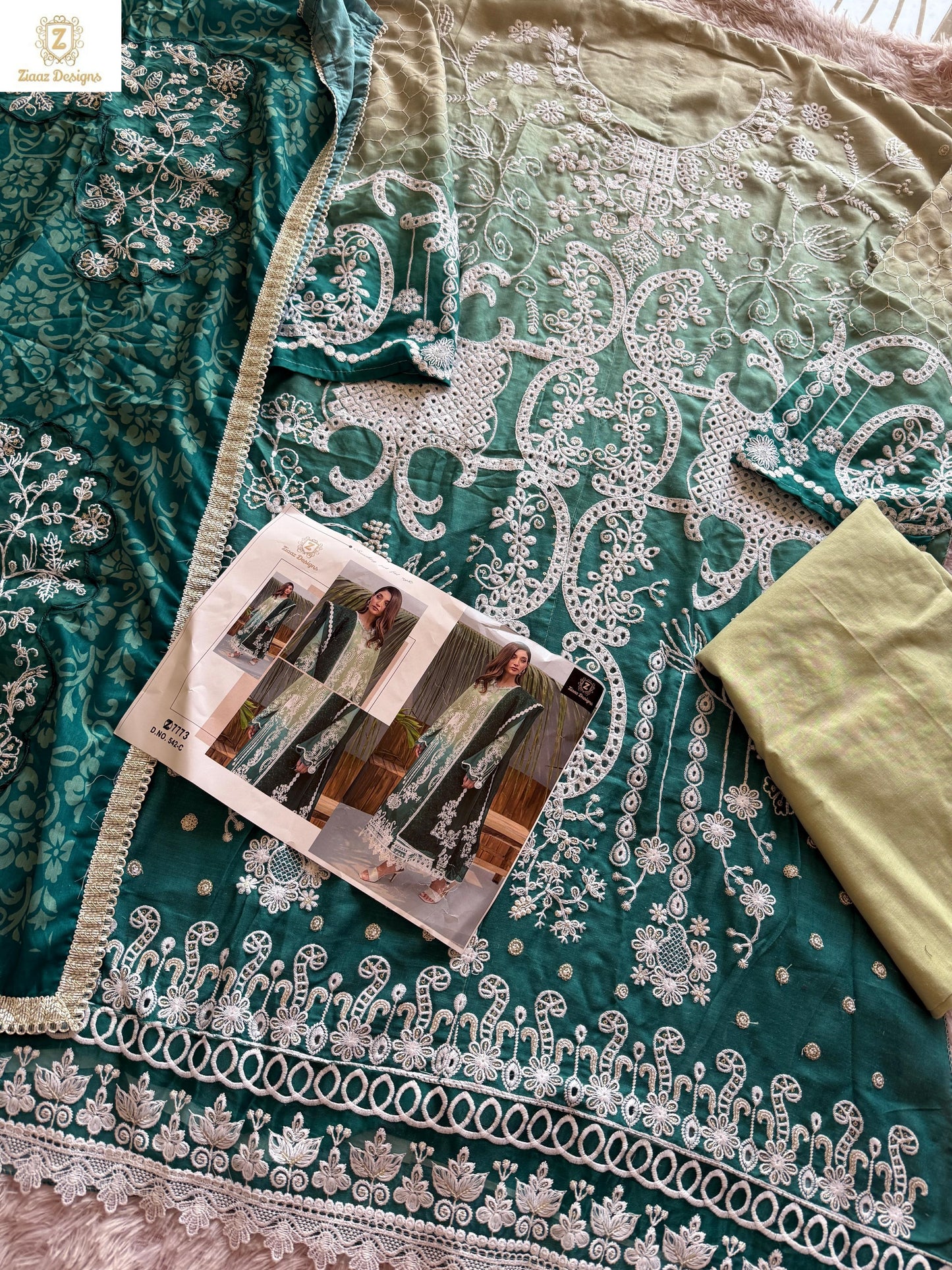 Design 542-C Ziaaz Designs Cotton Pakistani Salwar Suits