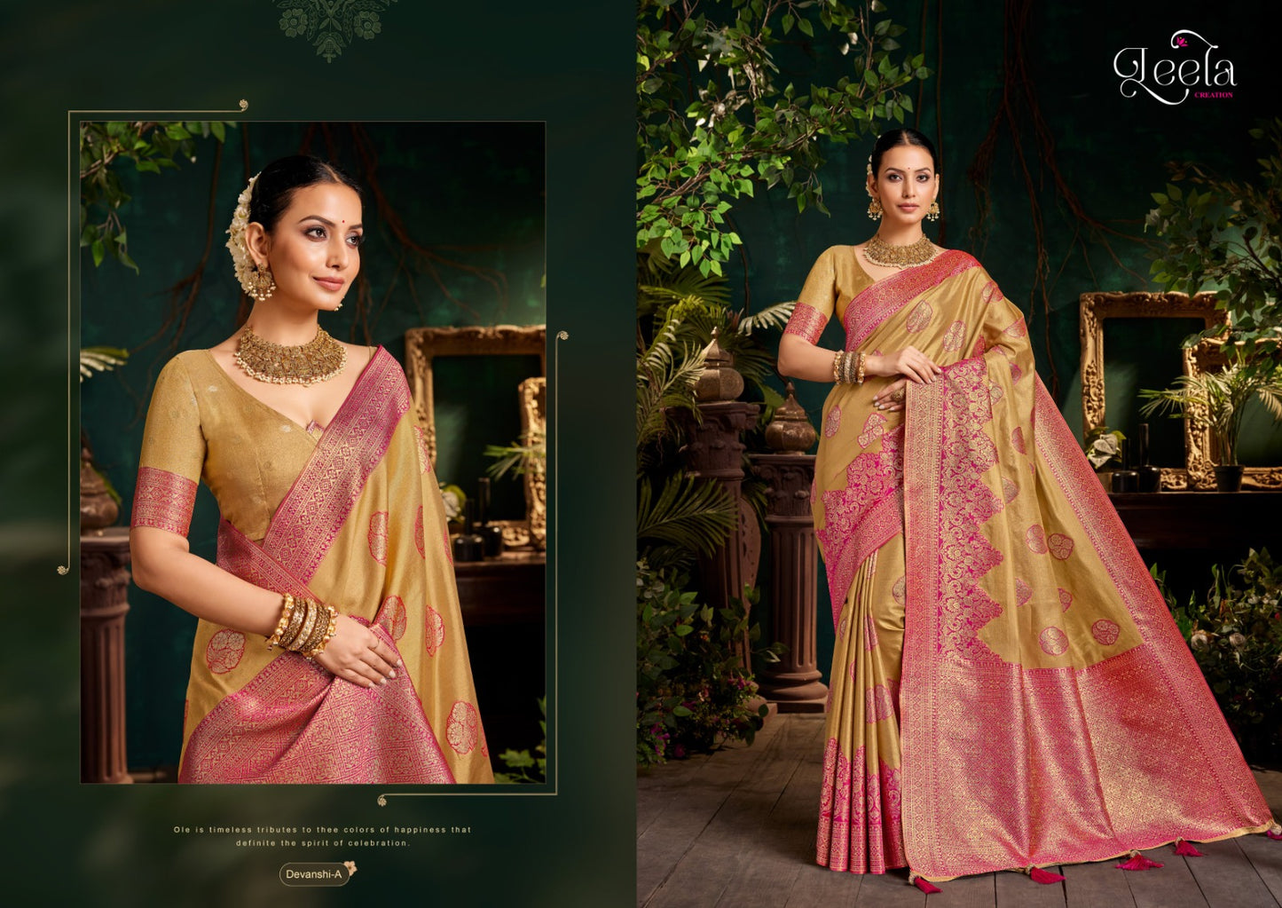 Devanshi-A Sumitra Top Dyed Sarees