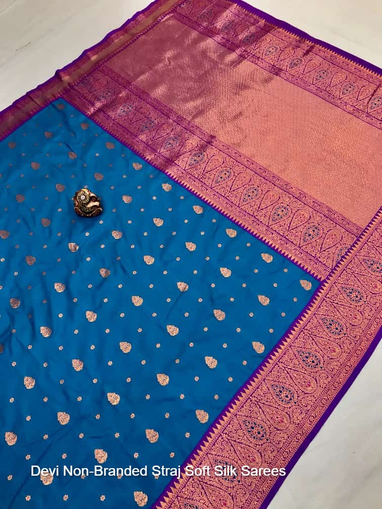 Devi Non-Branded Straj Soft Silk Sarees