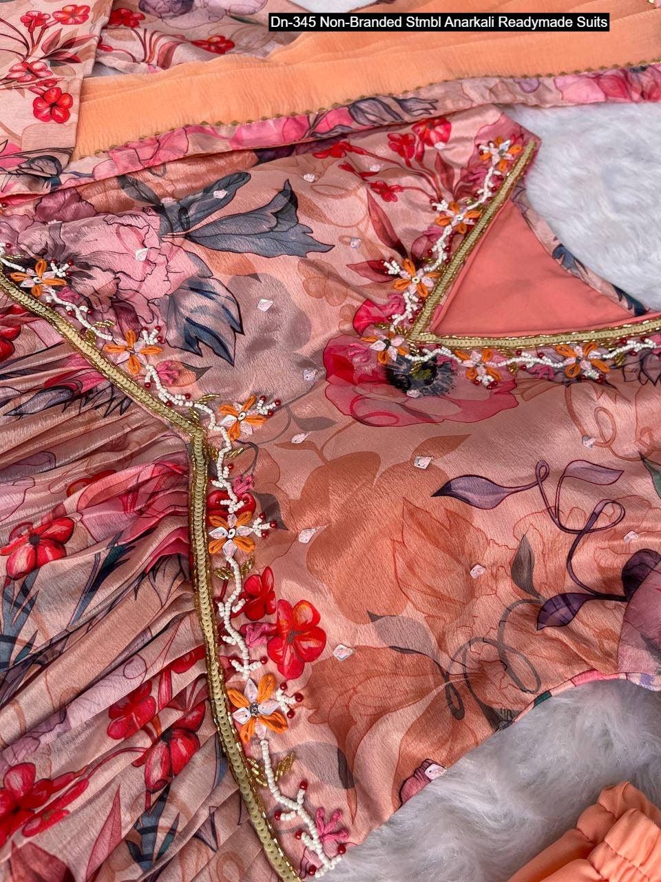 Dn-345 Non-Branded Stmbl Anarkali Readymade Suits