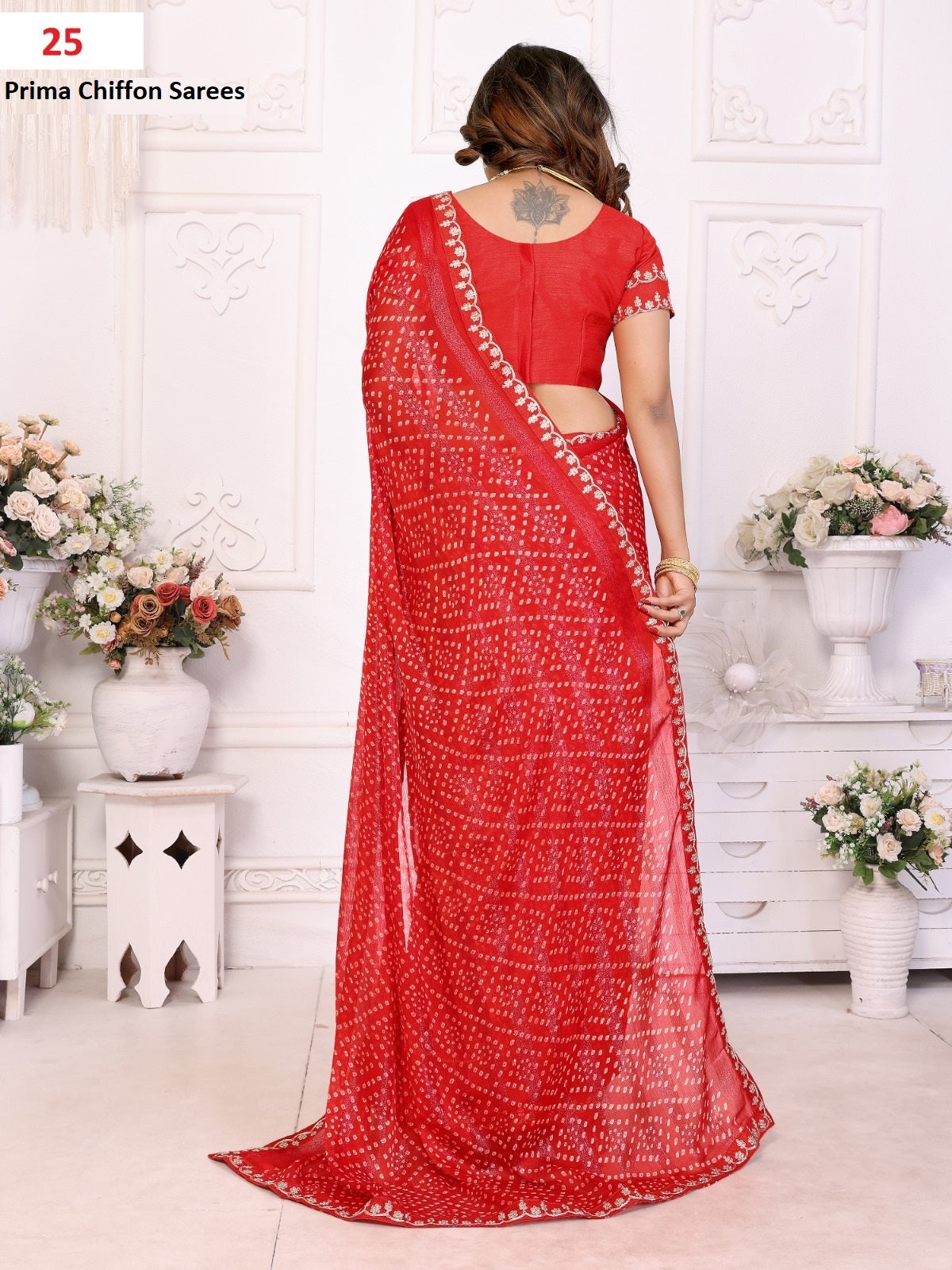 Dno 25 Prima Chiffon Sarees