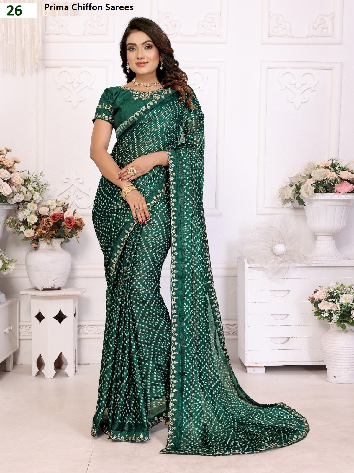 Dno 26 Prima Chiffon Sarees