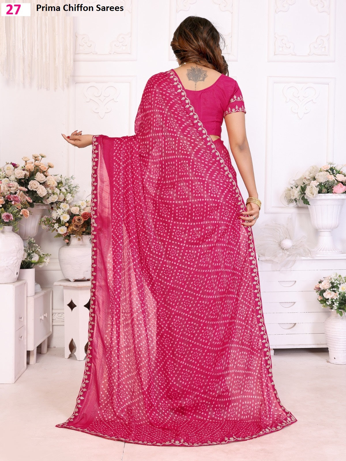 Dno 27 Prima Chiffon Sarees