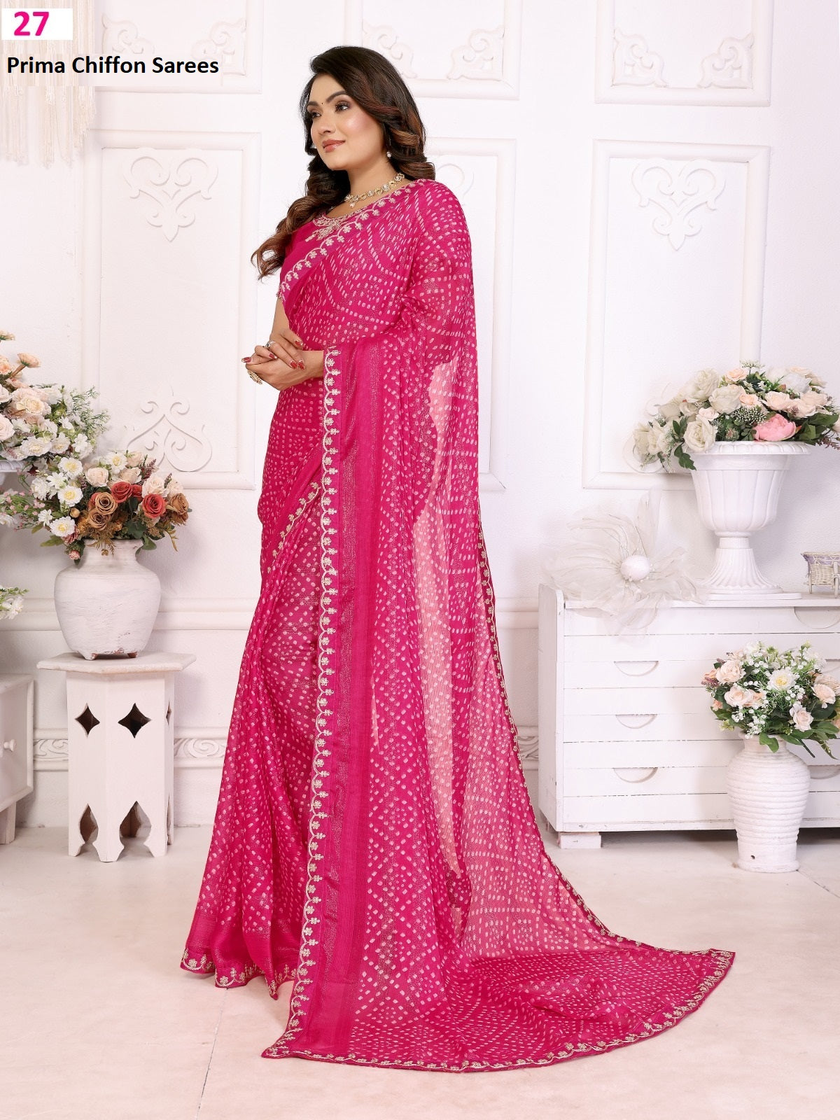 Dno 27 Prima Chiffon Sarees