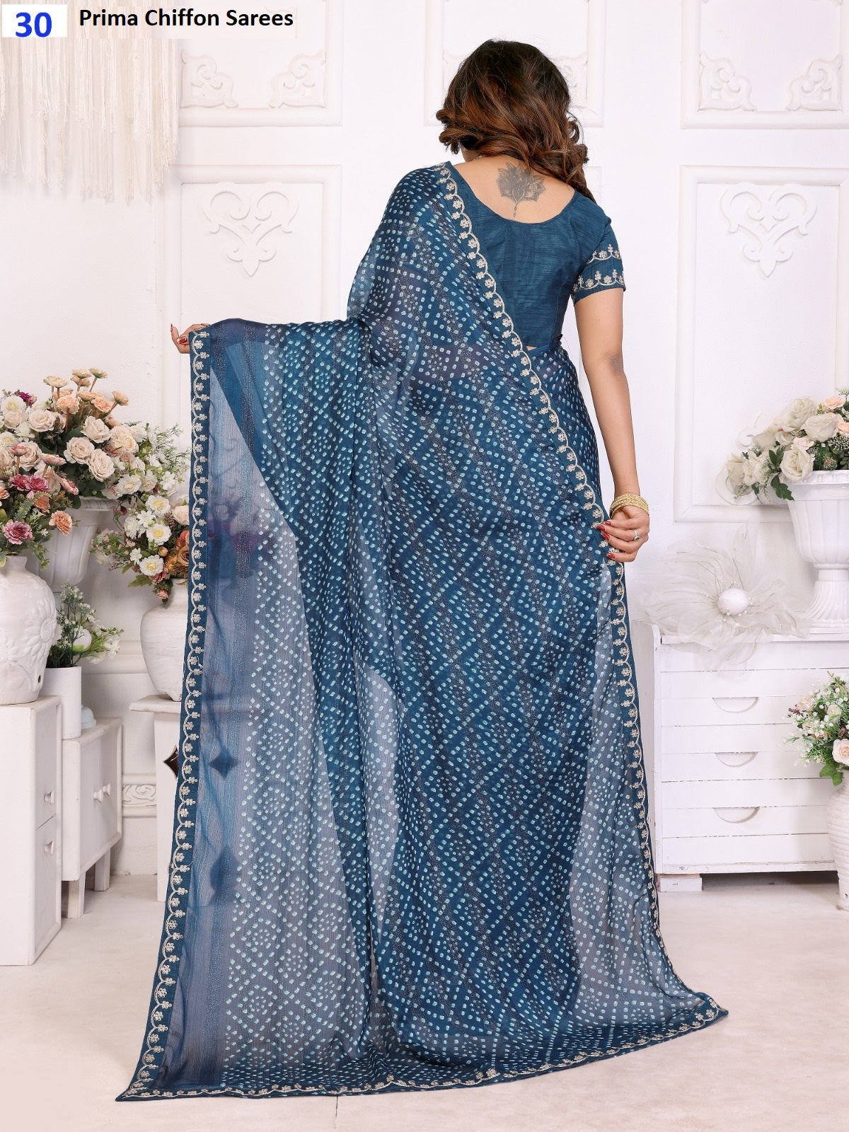 Dno 30 Prima Chiffon Sarees