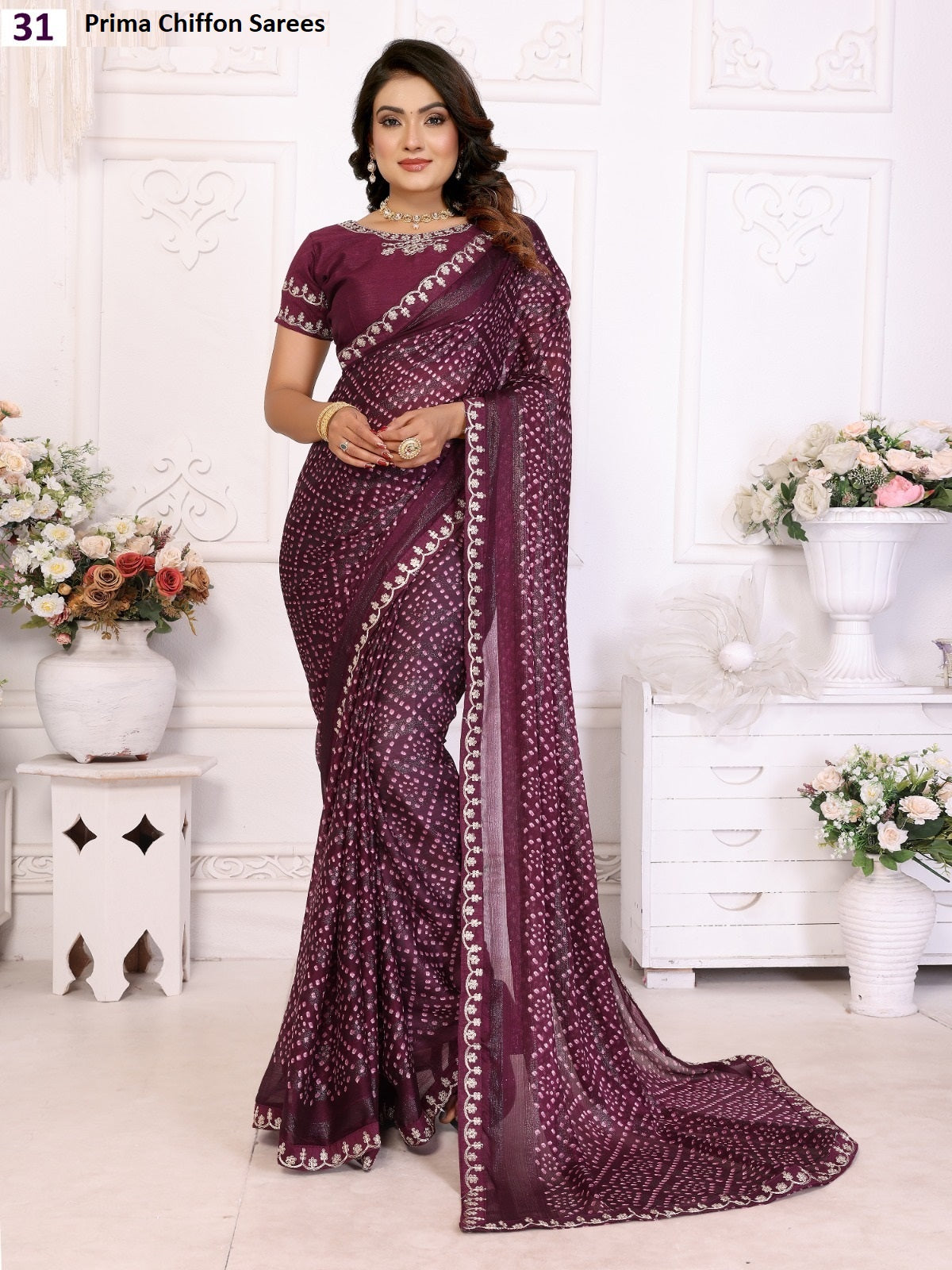 Dno 31 Prima Chiffon Sarees