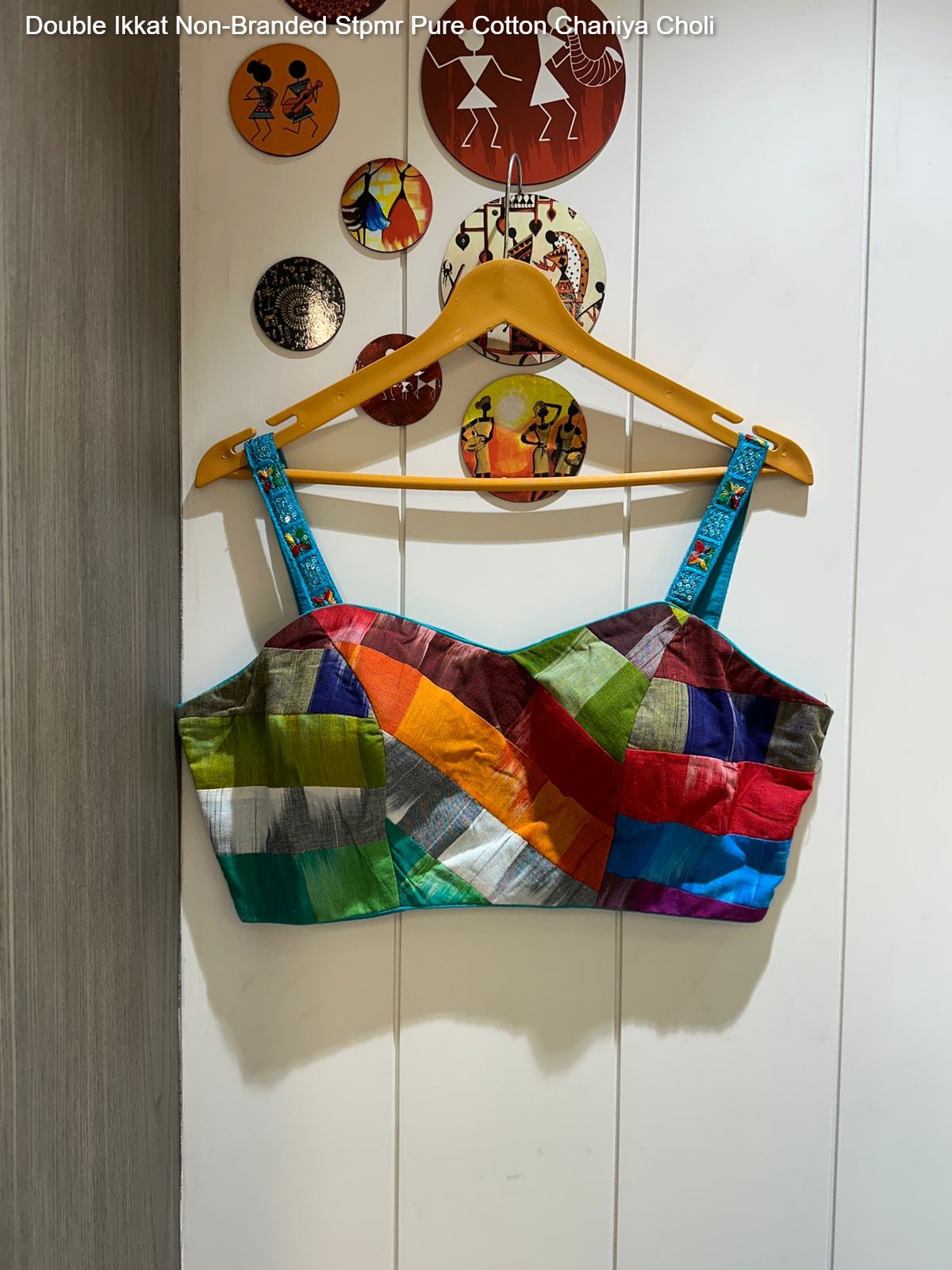 Double Ikkat Non-Branded Stpmr Pure Cotton Chaniya Choli