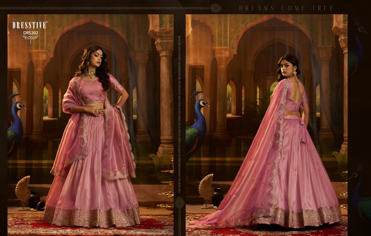 Drs-202 Girly Vol 1 Dresstive Organza Lehenga Choli