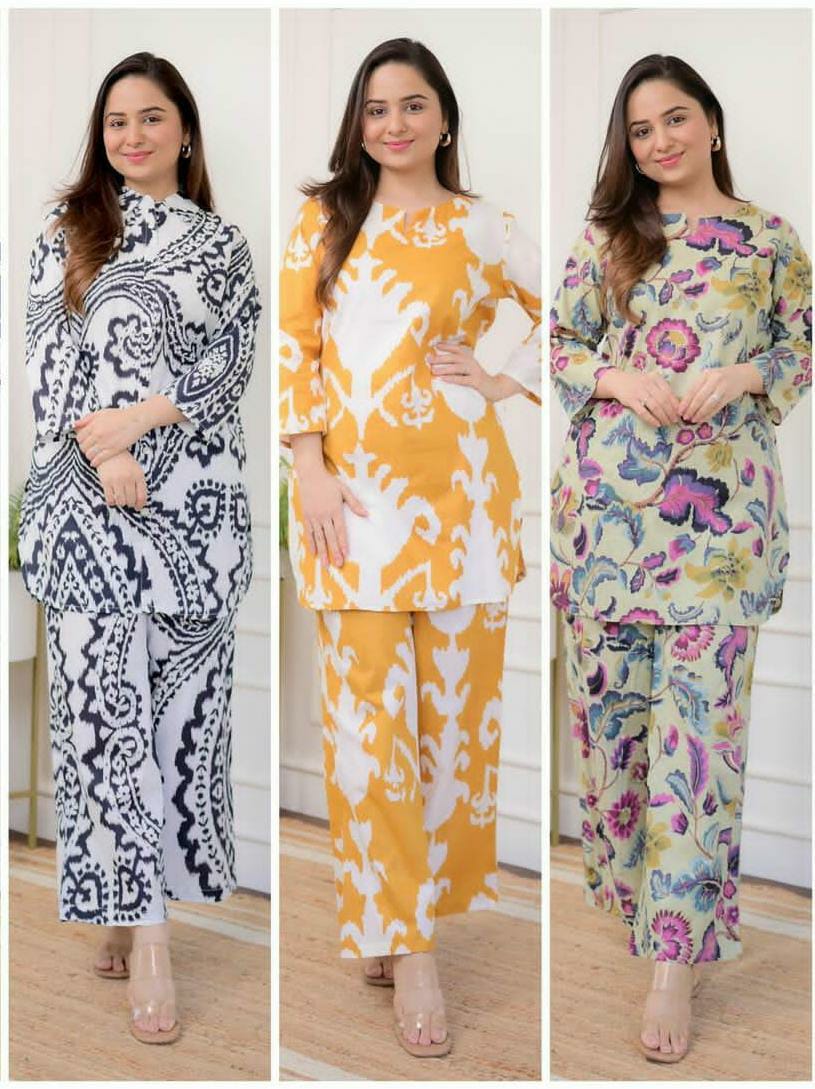 Easy Breezy Non-Branded Stscc Rayon Cotton Co Ord Set