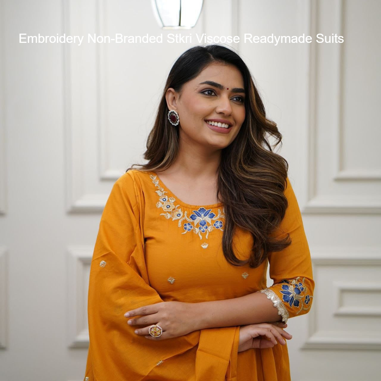 Embroidery Non-Branded Stkri Viscose  Readymade Suits