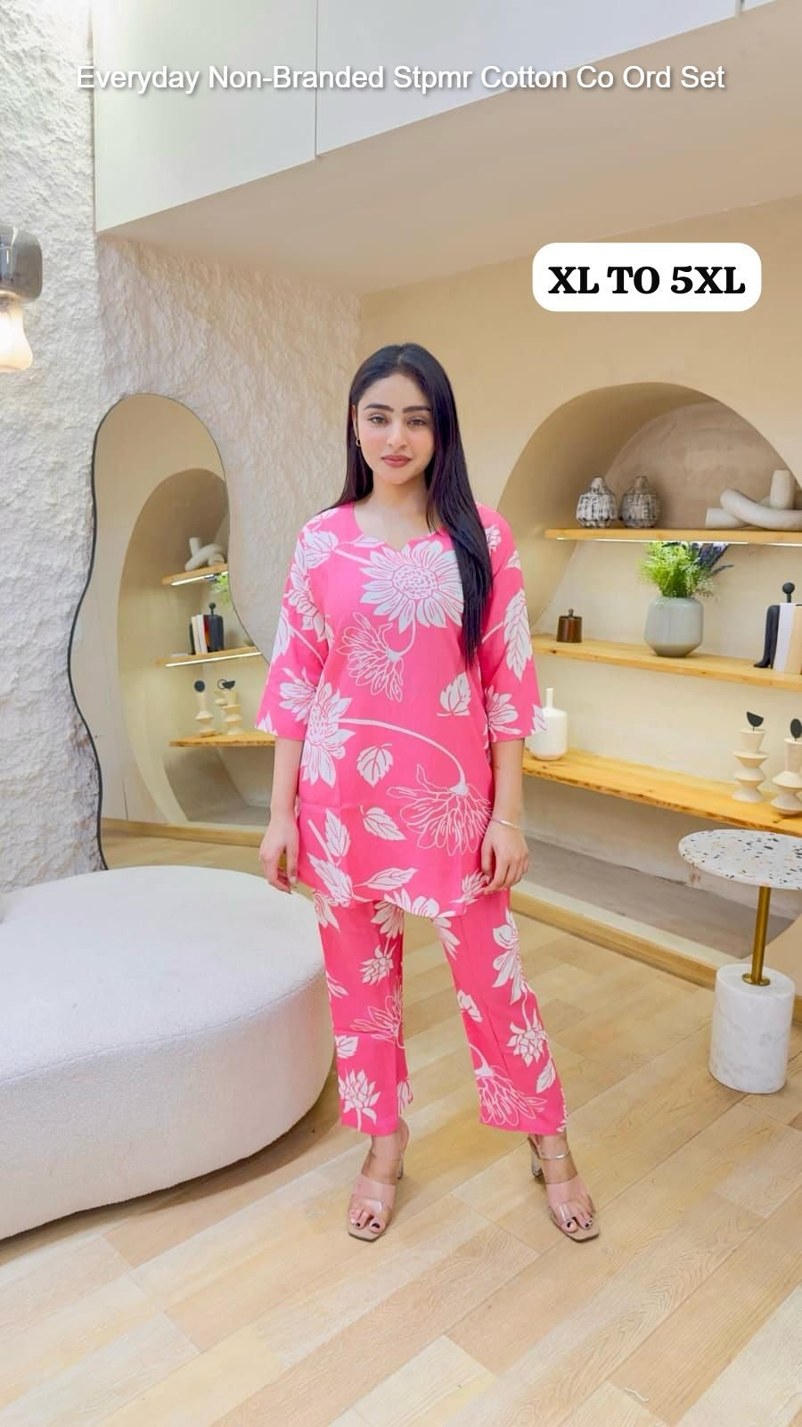 Everyday Non-Branded Stpmr Cotton Co Ord Set