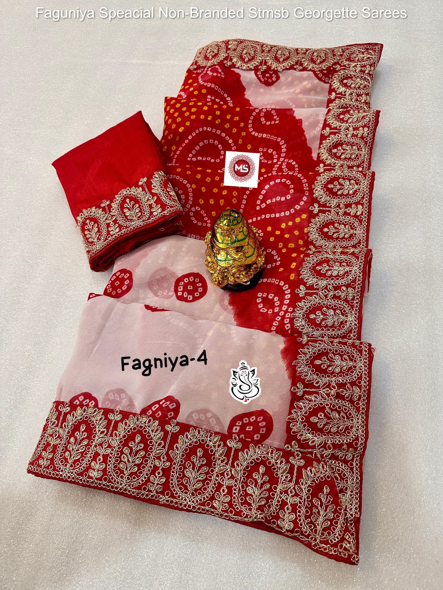 Faguniya Speacial Non-Branded Stmsb Georgette Sarees